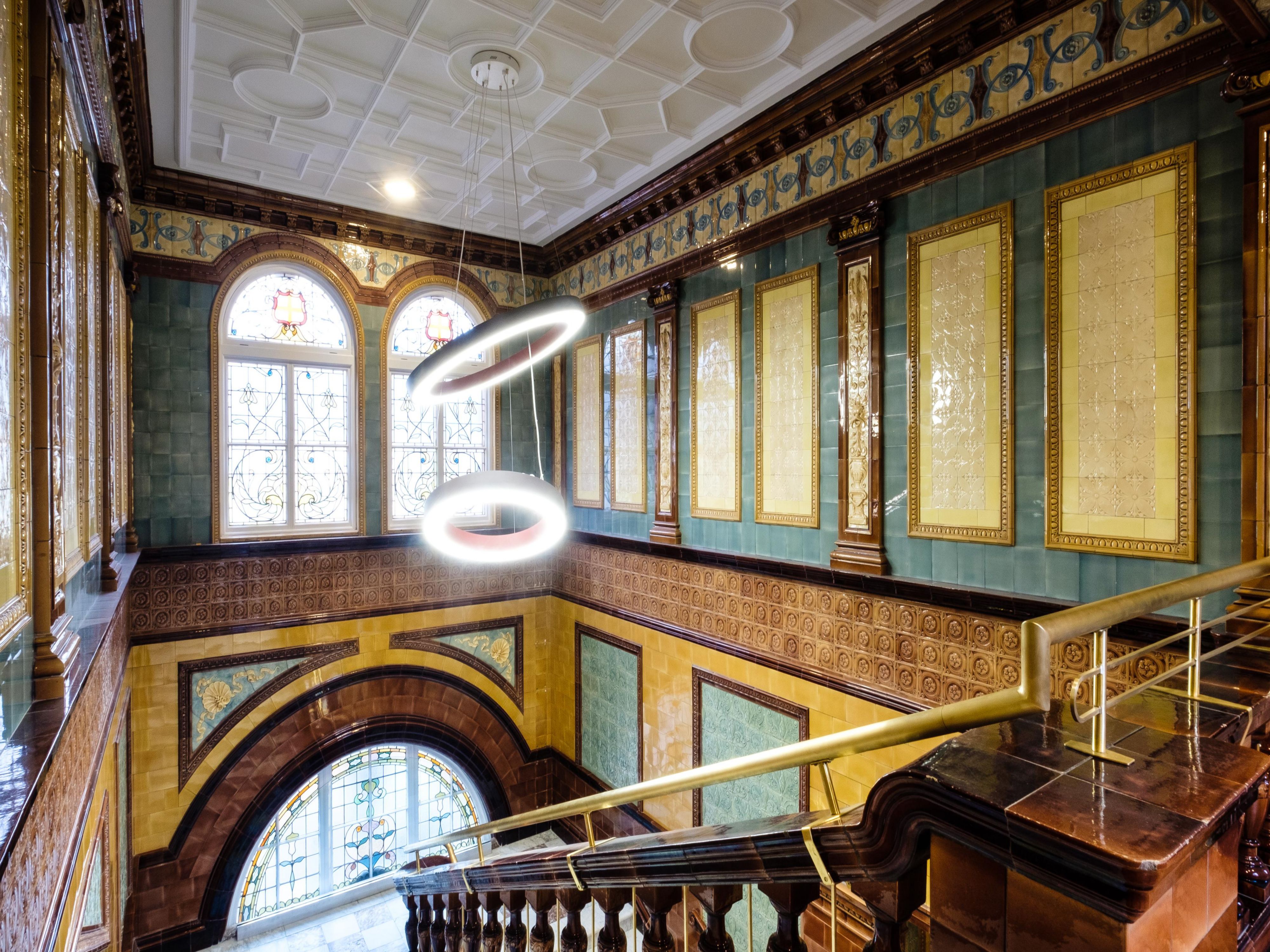 Built in 1896 our feature staircase #smartphonephotography