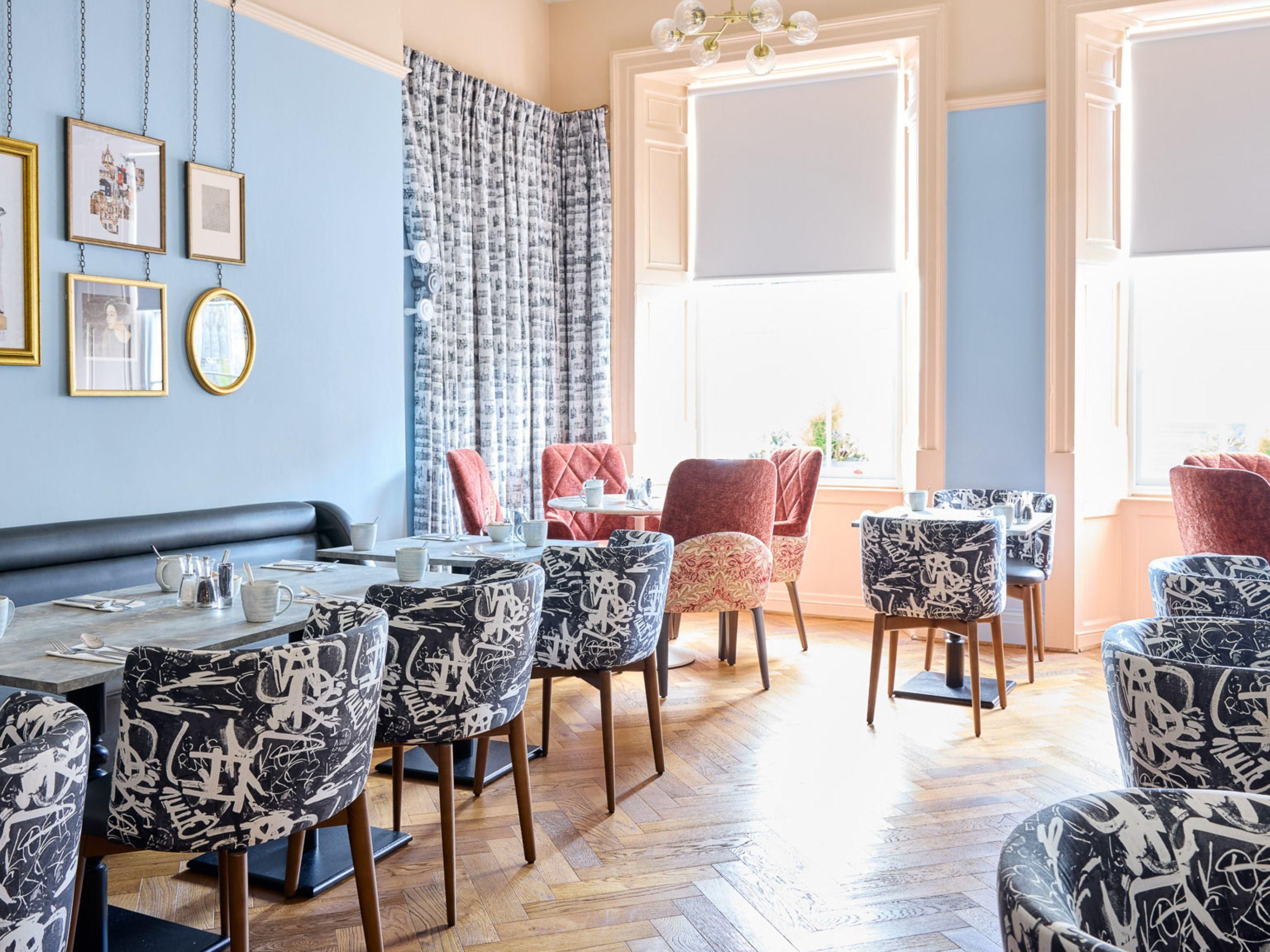 An exquisite selection of breakfast options awaits daily.