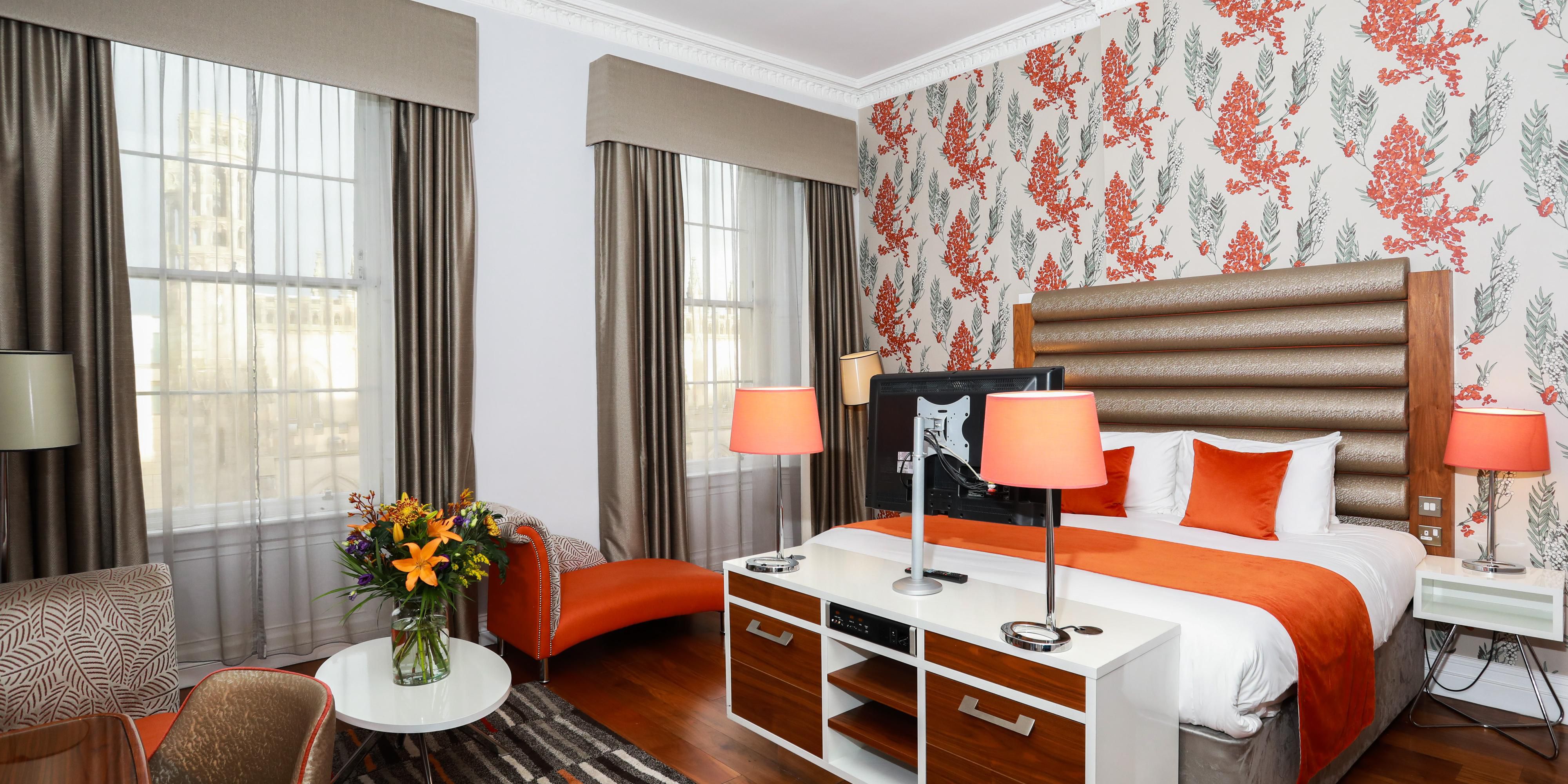Our vibrant rooms are proudly Scottish 