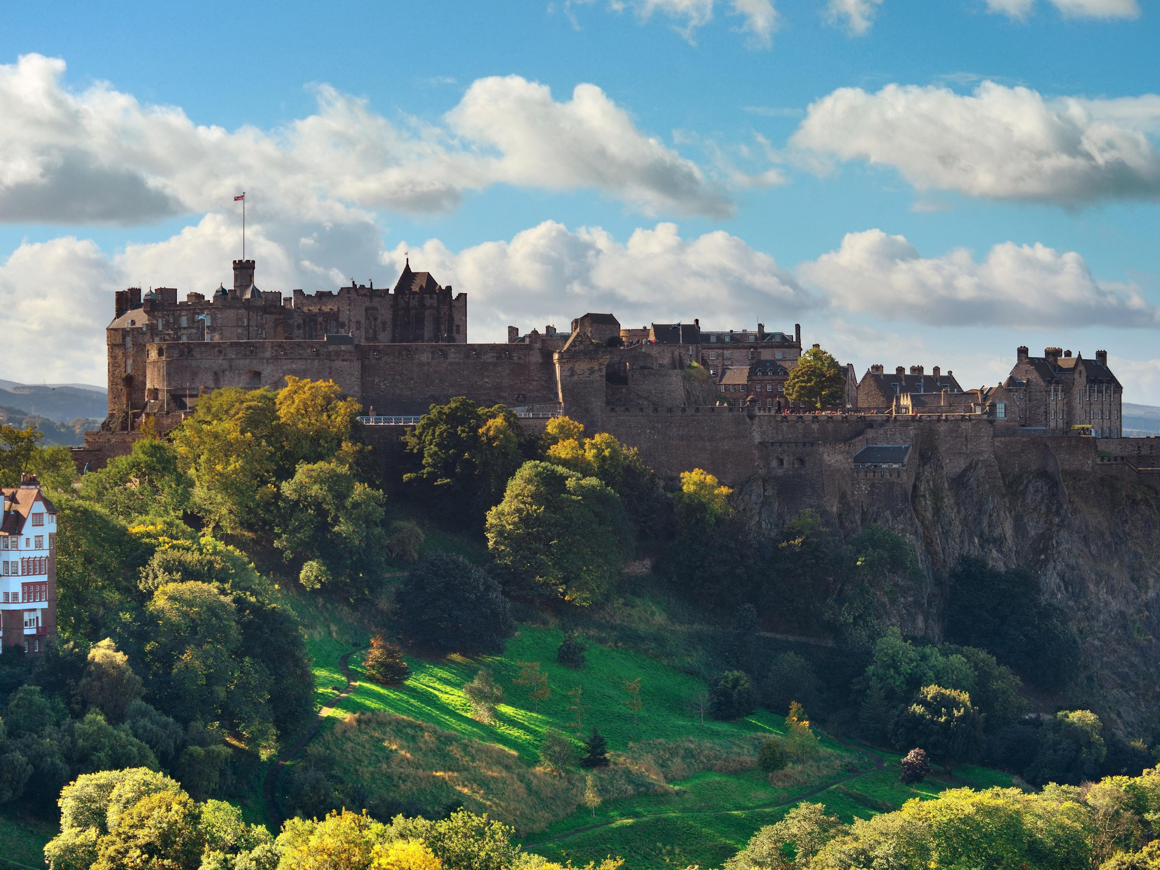 Standing proudly over the city is the historic Edinburgh Castle 
