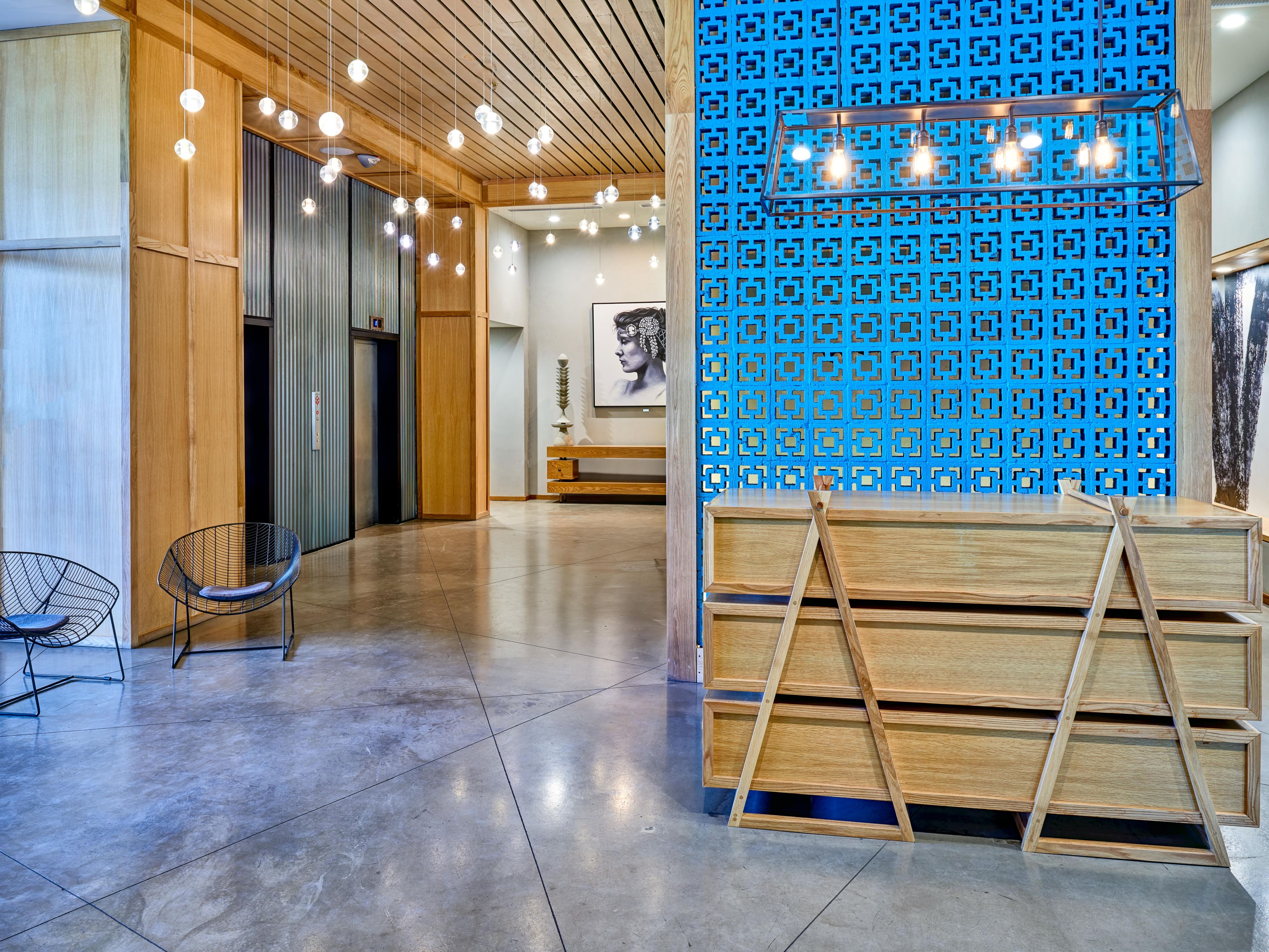 First floor concierge area