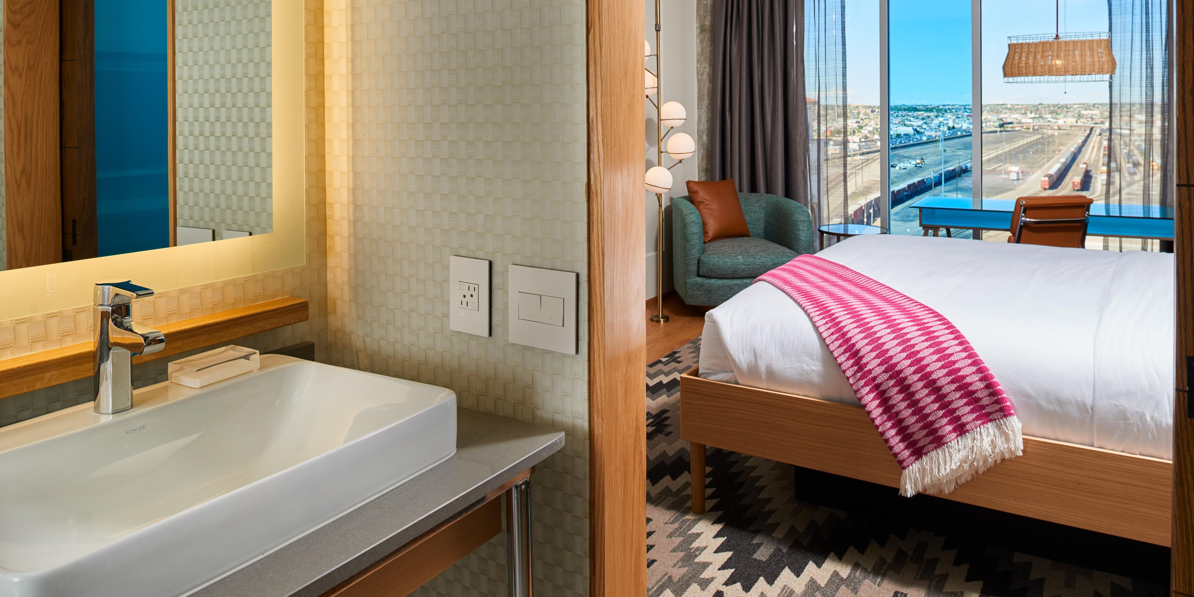 King Standard Room Guest Bathroom View