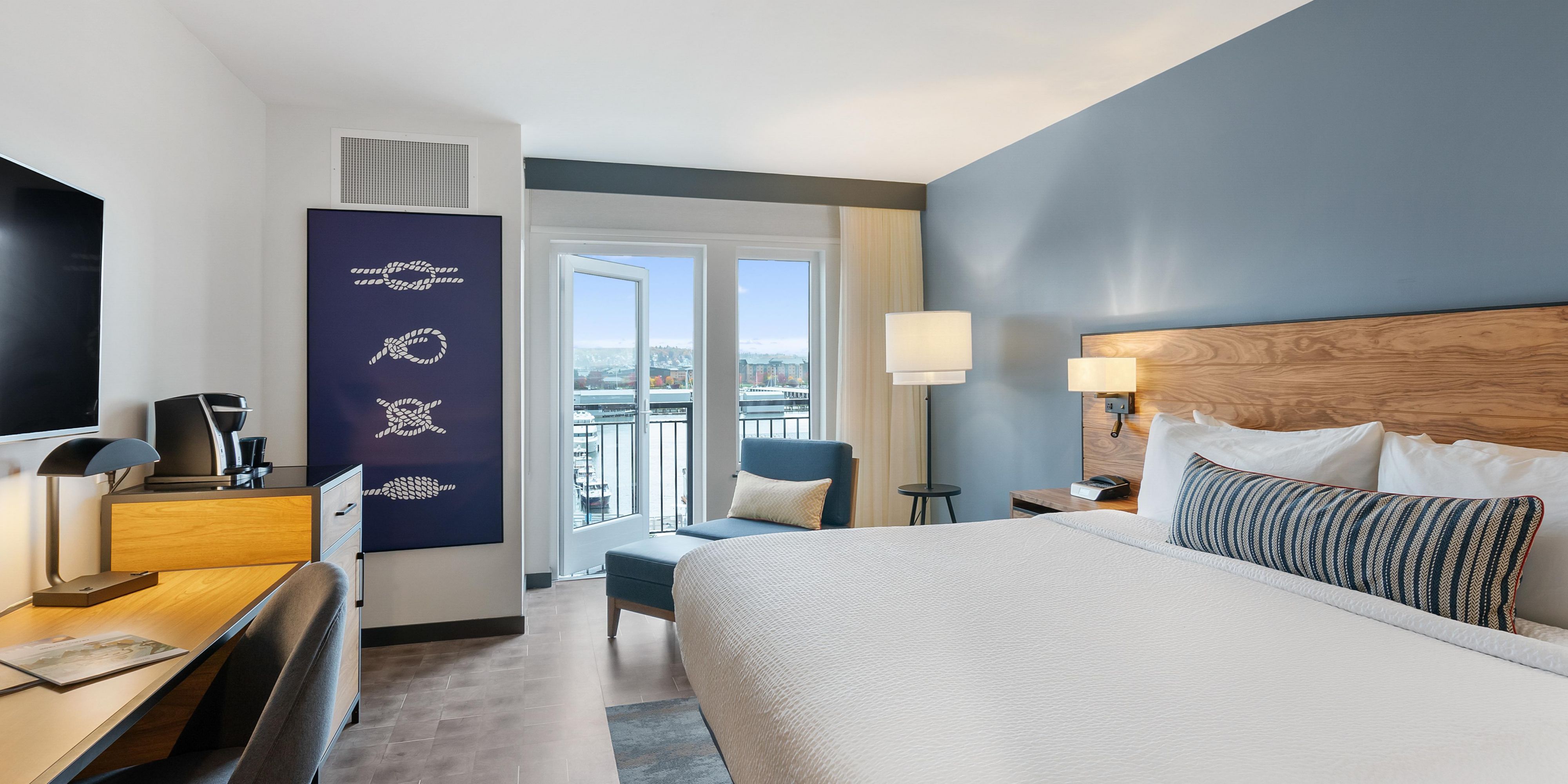 King Bed Balcony Guest Room