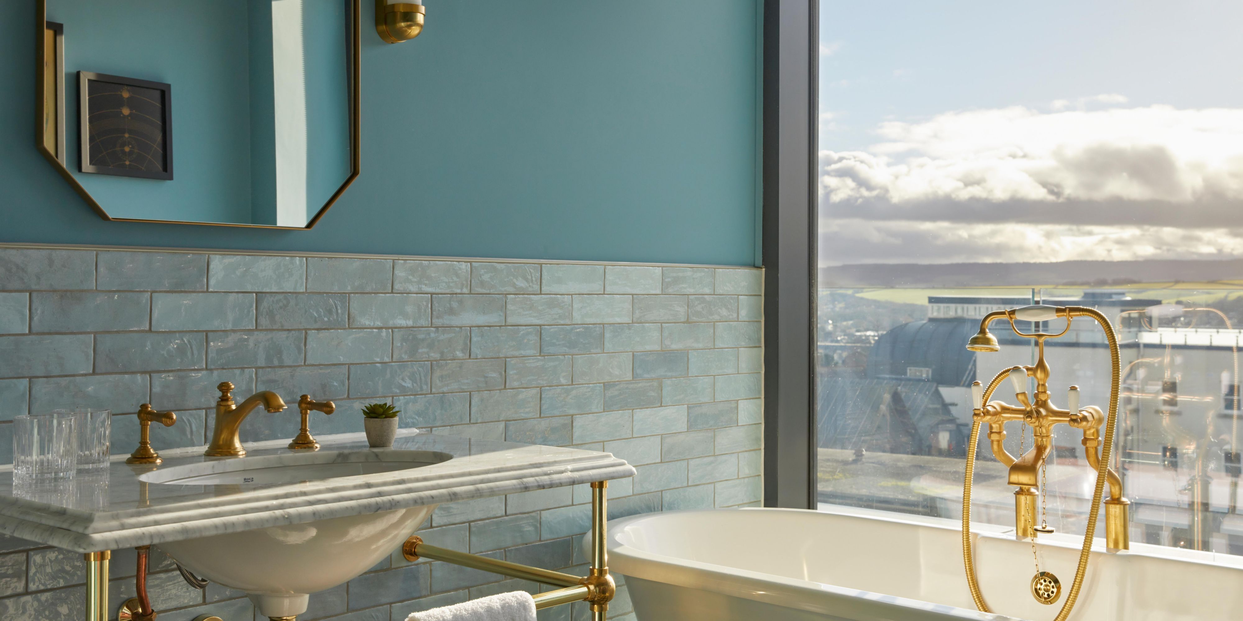 Bathroom with a View