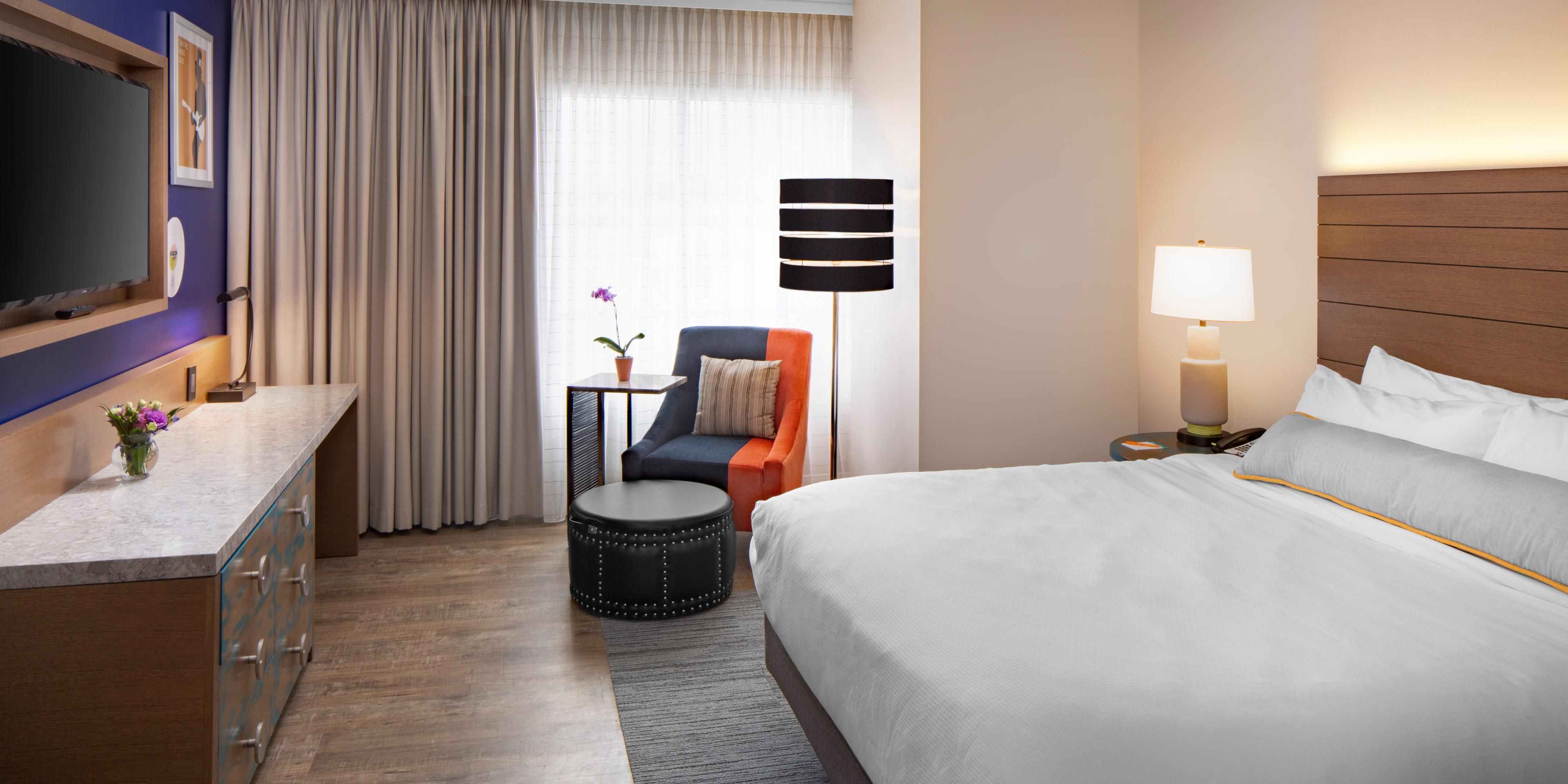 Spacious, luxurious one bedroom suite