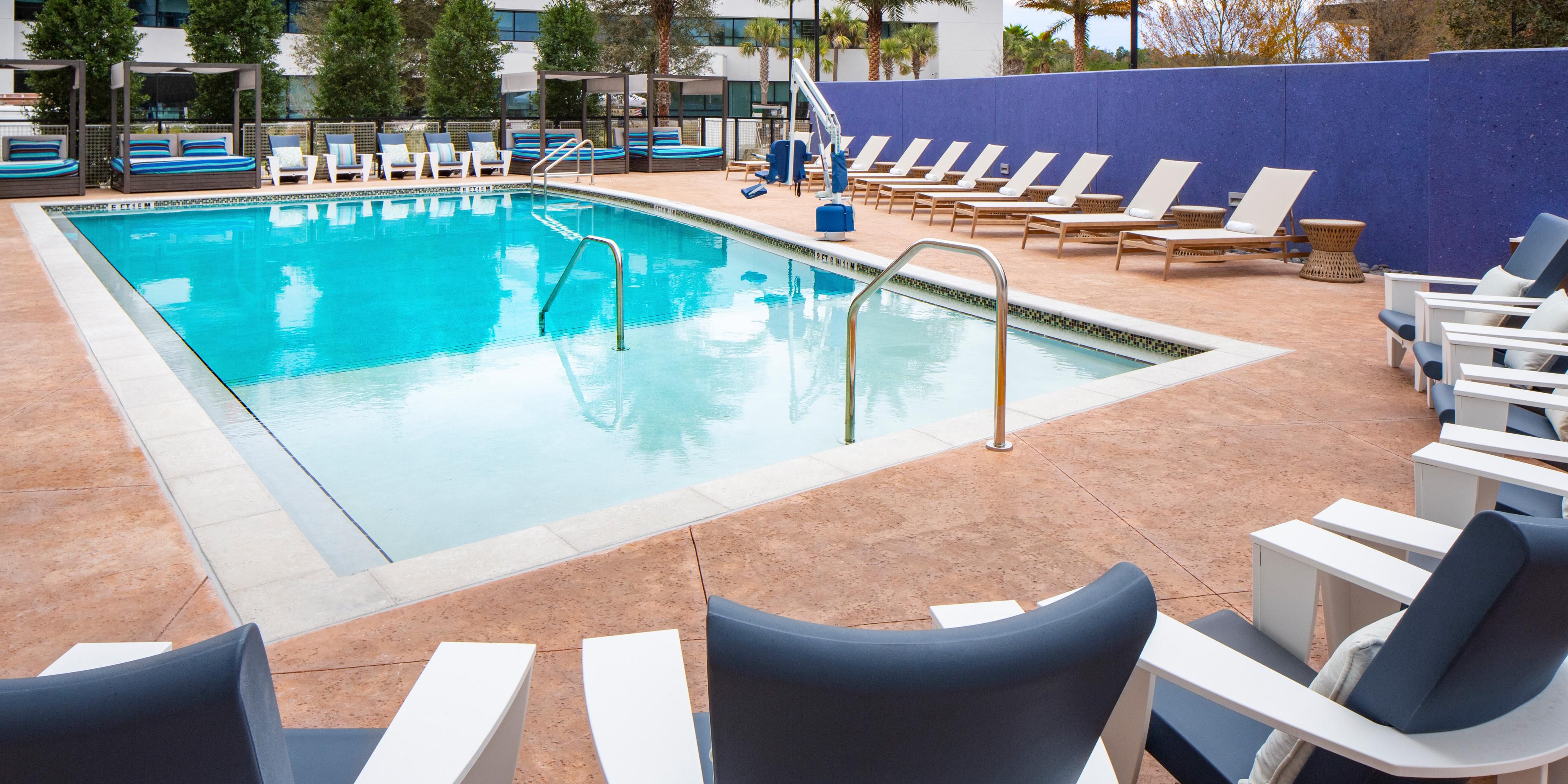 Enjoy total relaxation in a cabana poolside