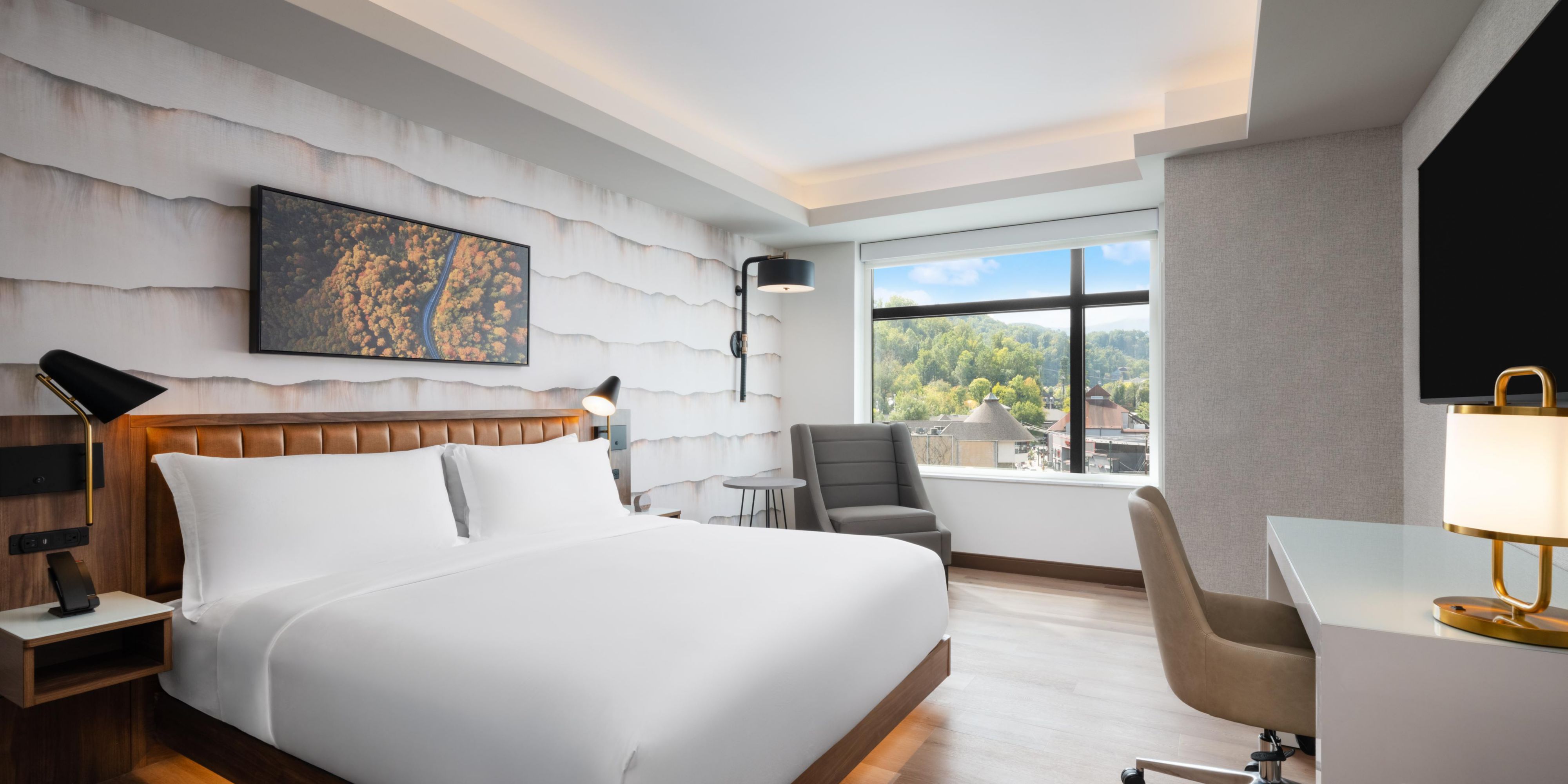 Stretch out and unwind in a plush king bed