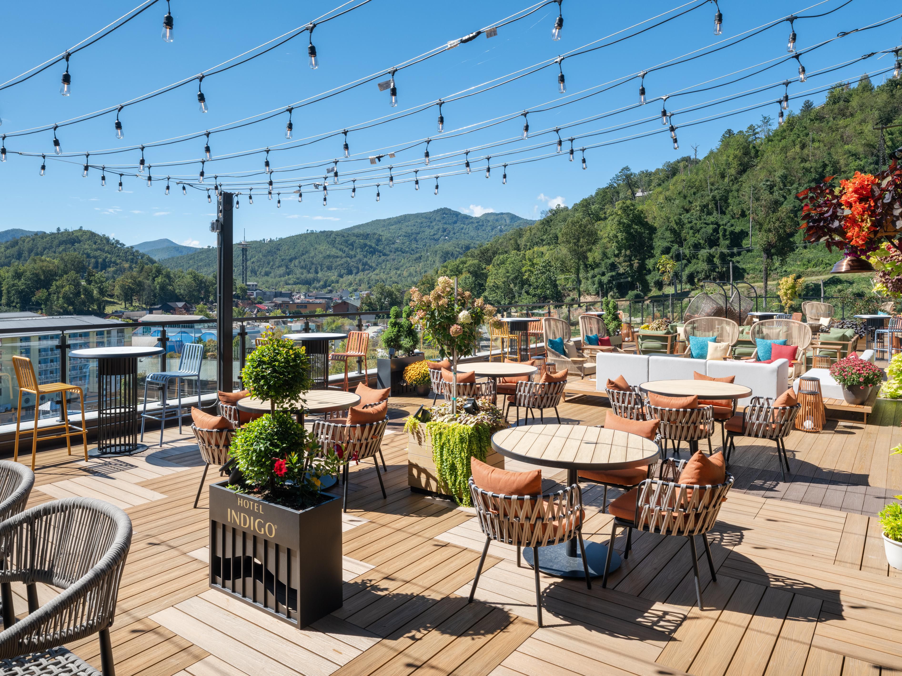 Altitude Rooftop Bar outdoor patio.