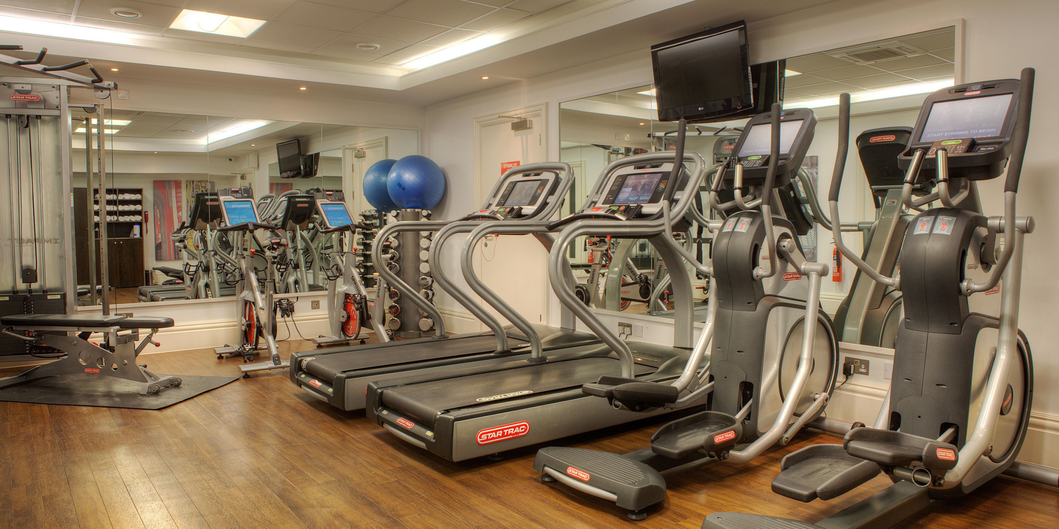 Unwind with a workout in our gym facilities