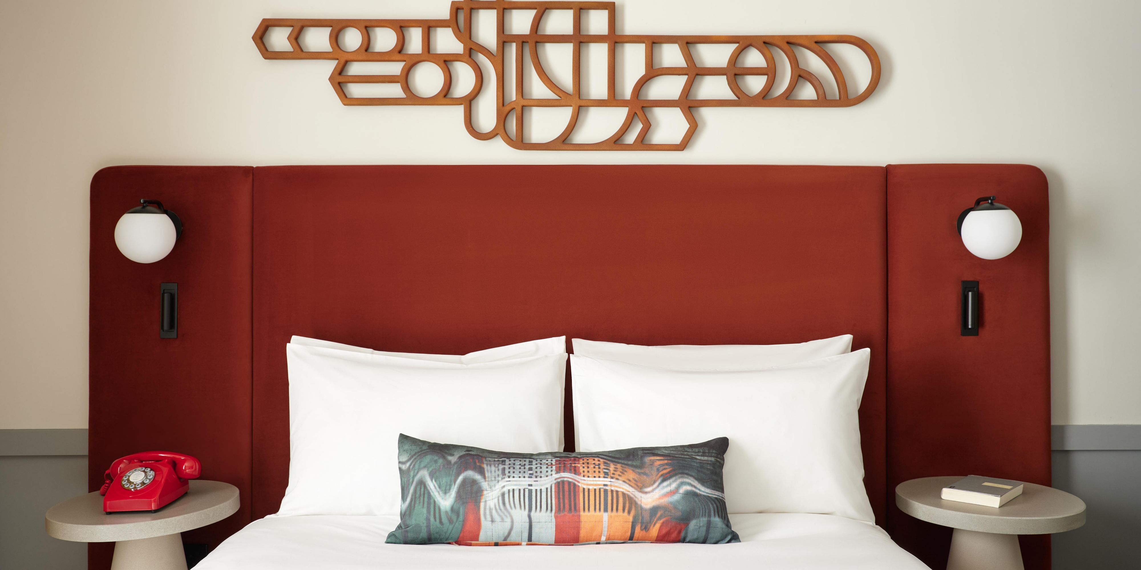 Rooms are thoughtfully designed for a stylish and comfortable stay