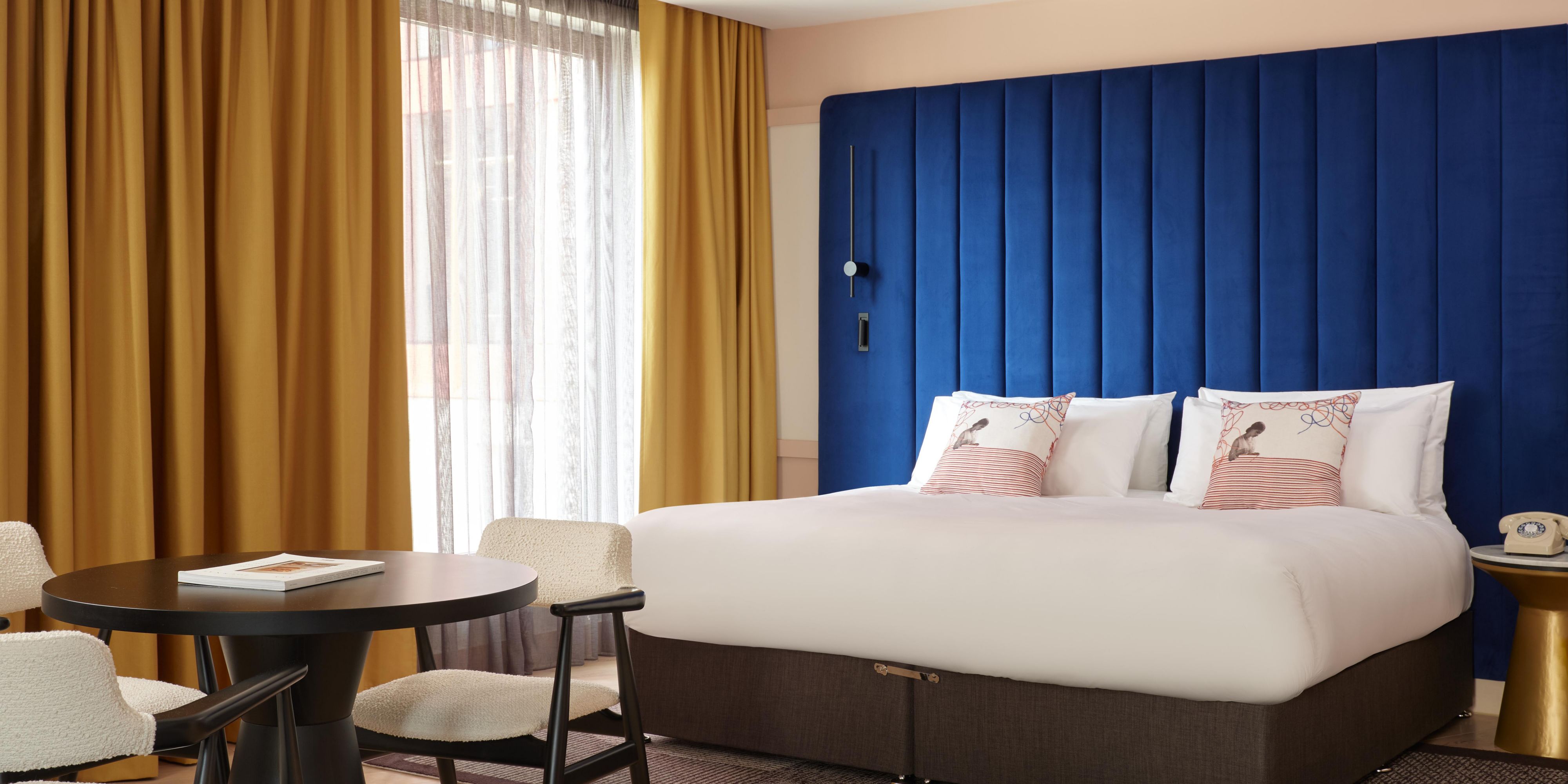 Settle into a suite with space to relax and unwind