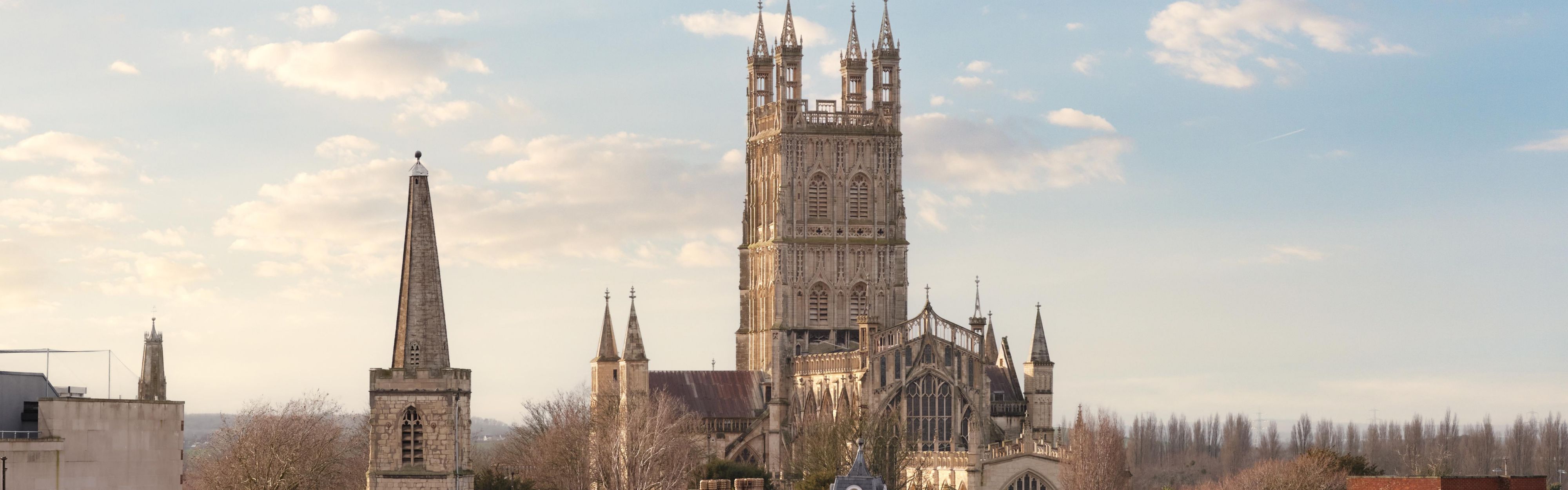 Enjoy breathtaking views over Gloucester and beyond