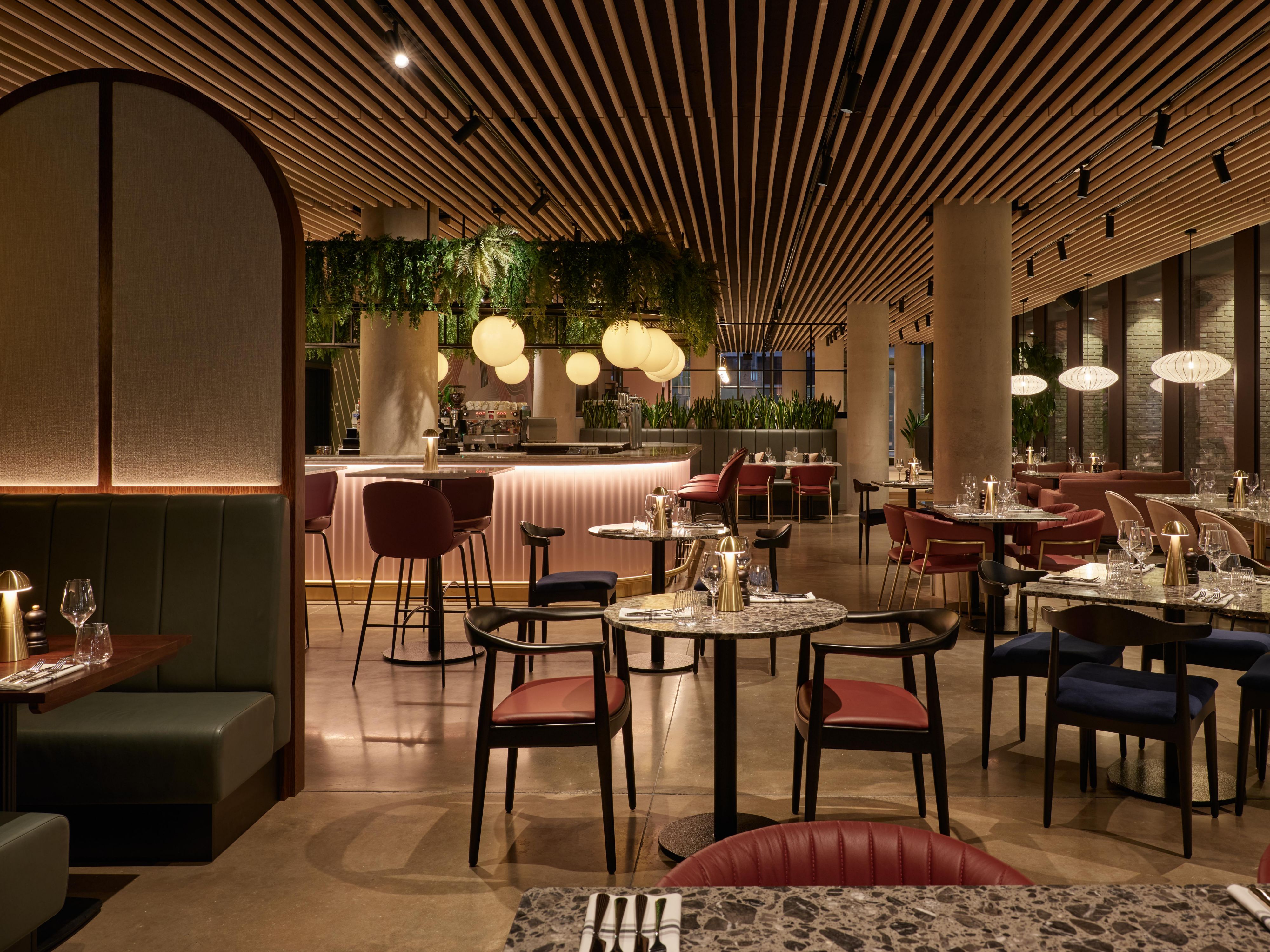 Enjoy a drink at the West Window bar or a bite to eat