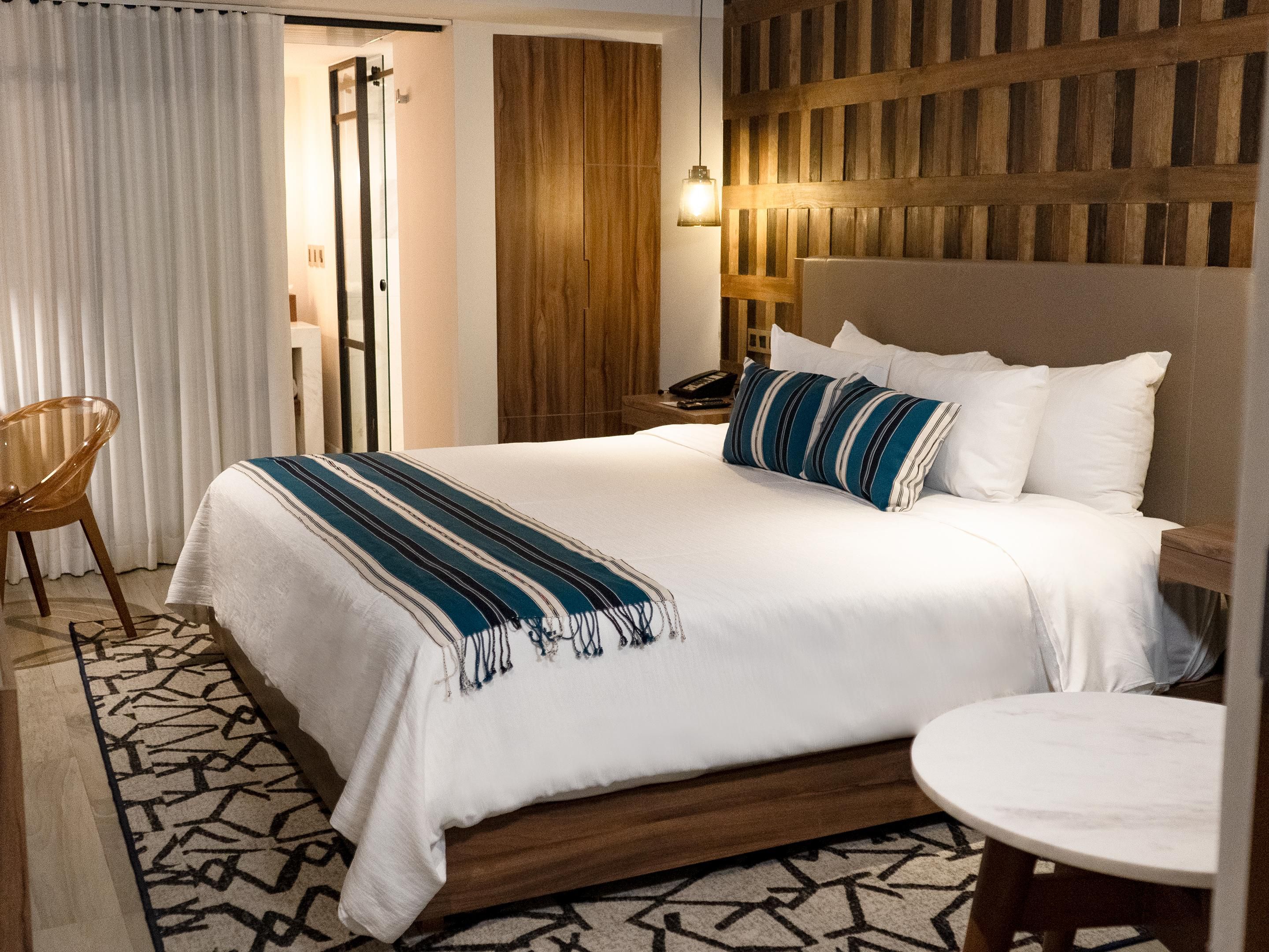 Each room in our Guadalajara hotel reflects the local heritage.