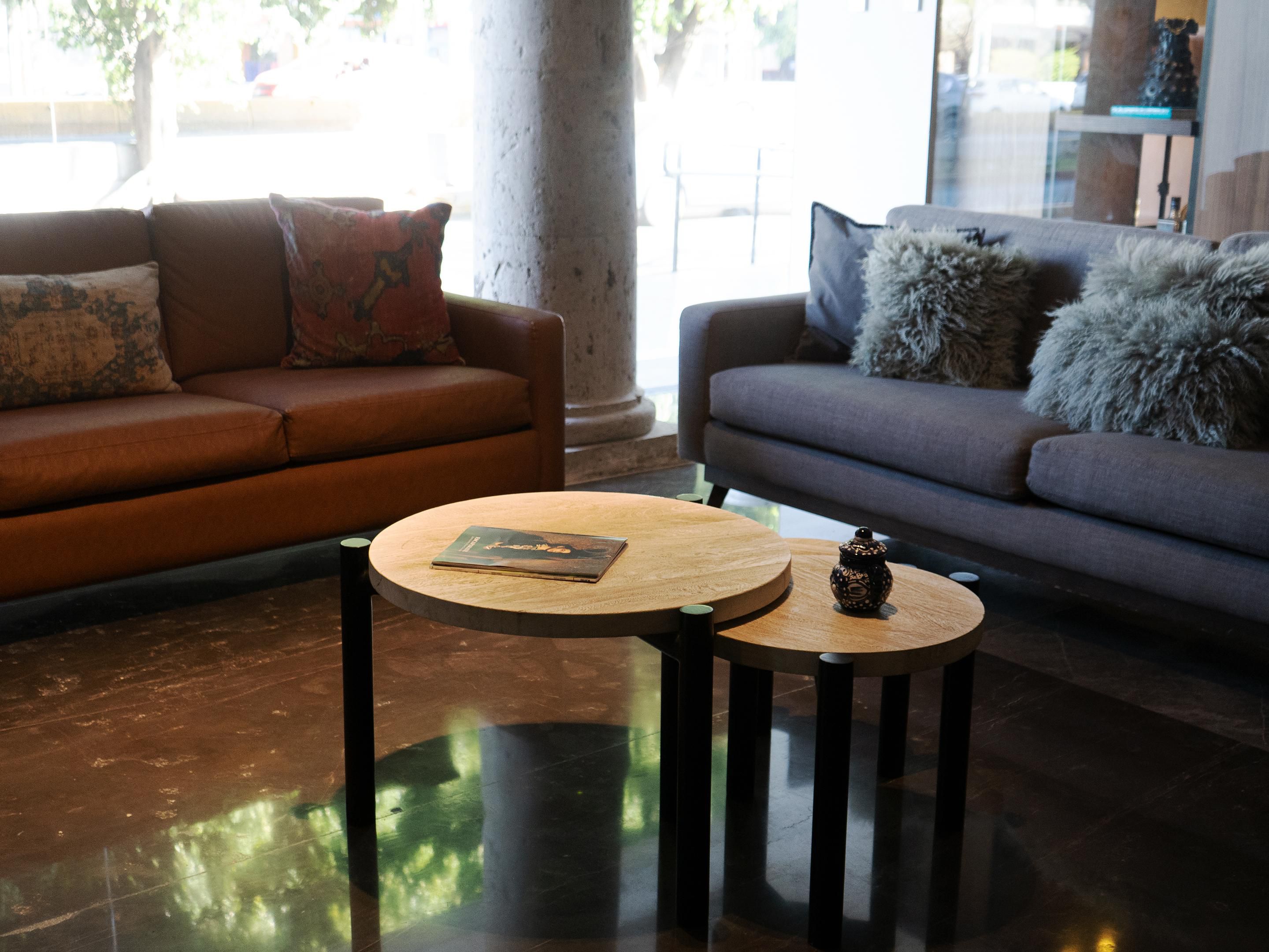 Our lobby waiting area offers seating for your convenience.