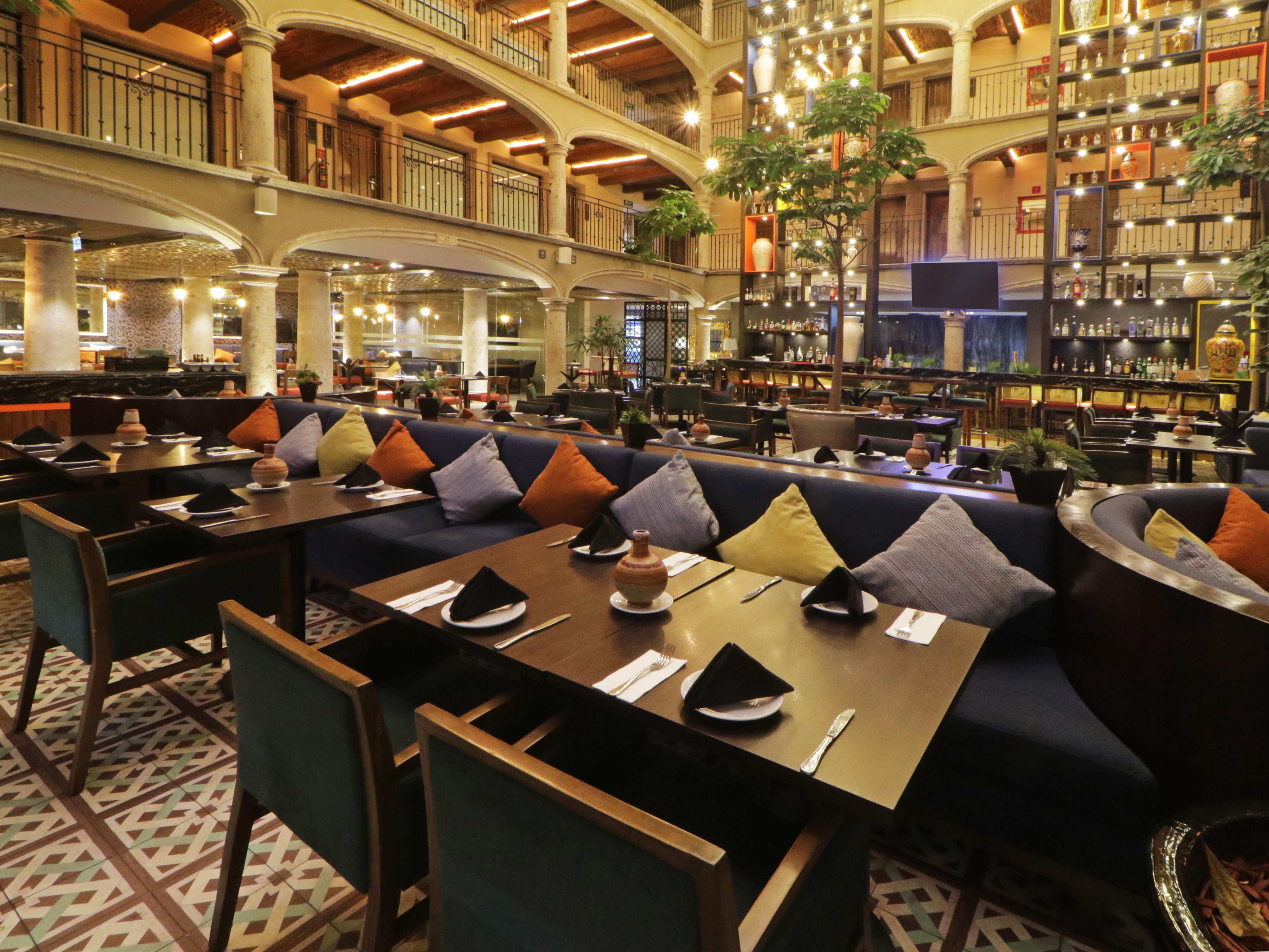 Our restaurant offers plenty of seating.