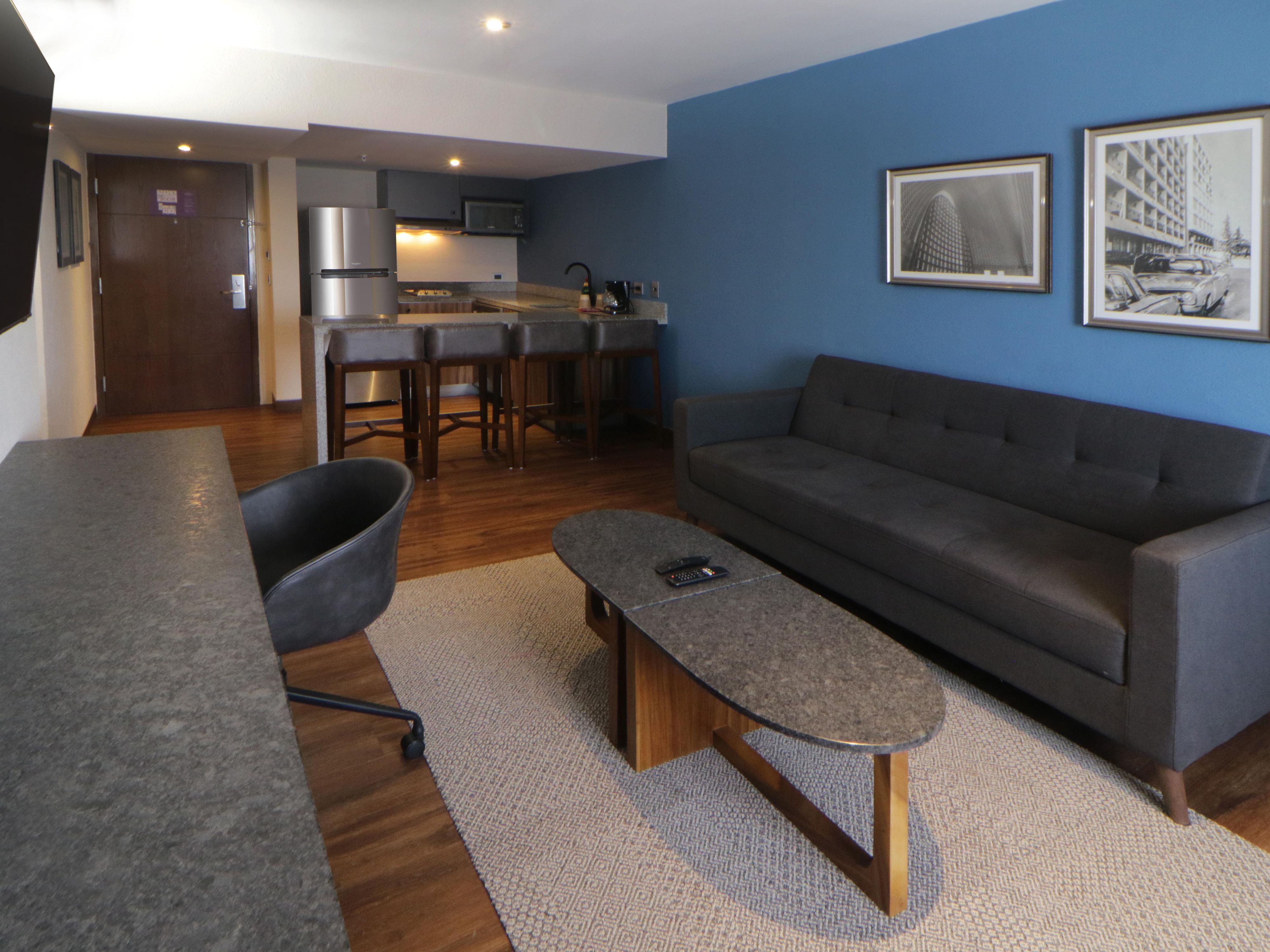 Recharge in your beautiful Suite with a separate living area.