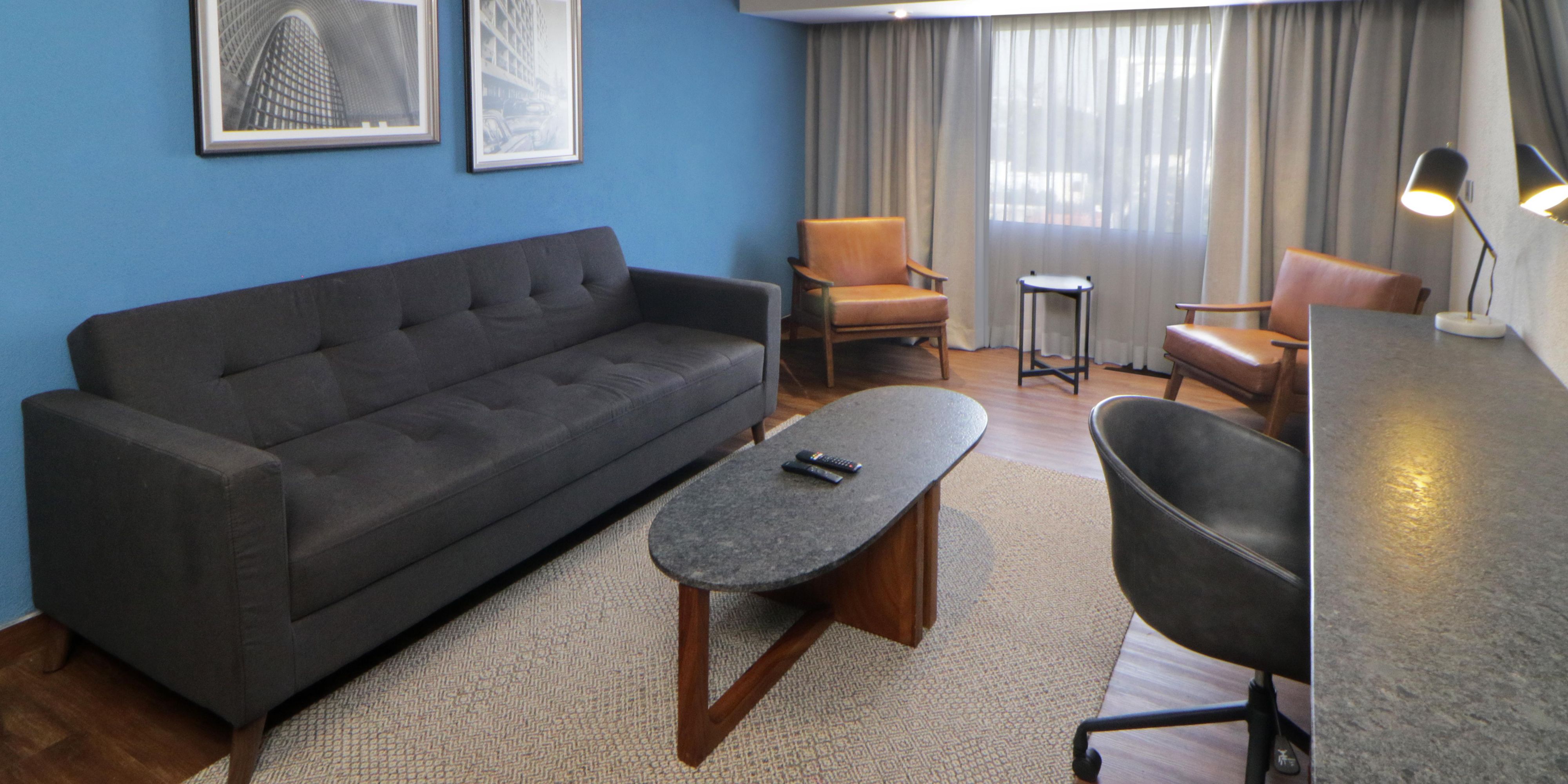 A separate living area to entertain your friends and family.