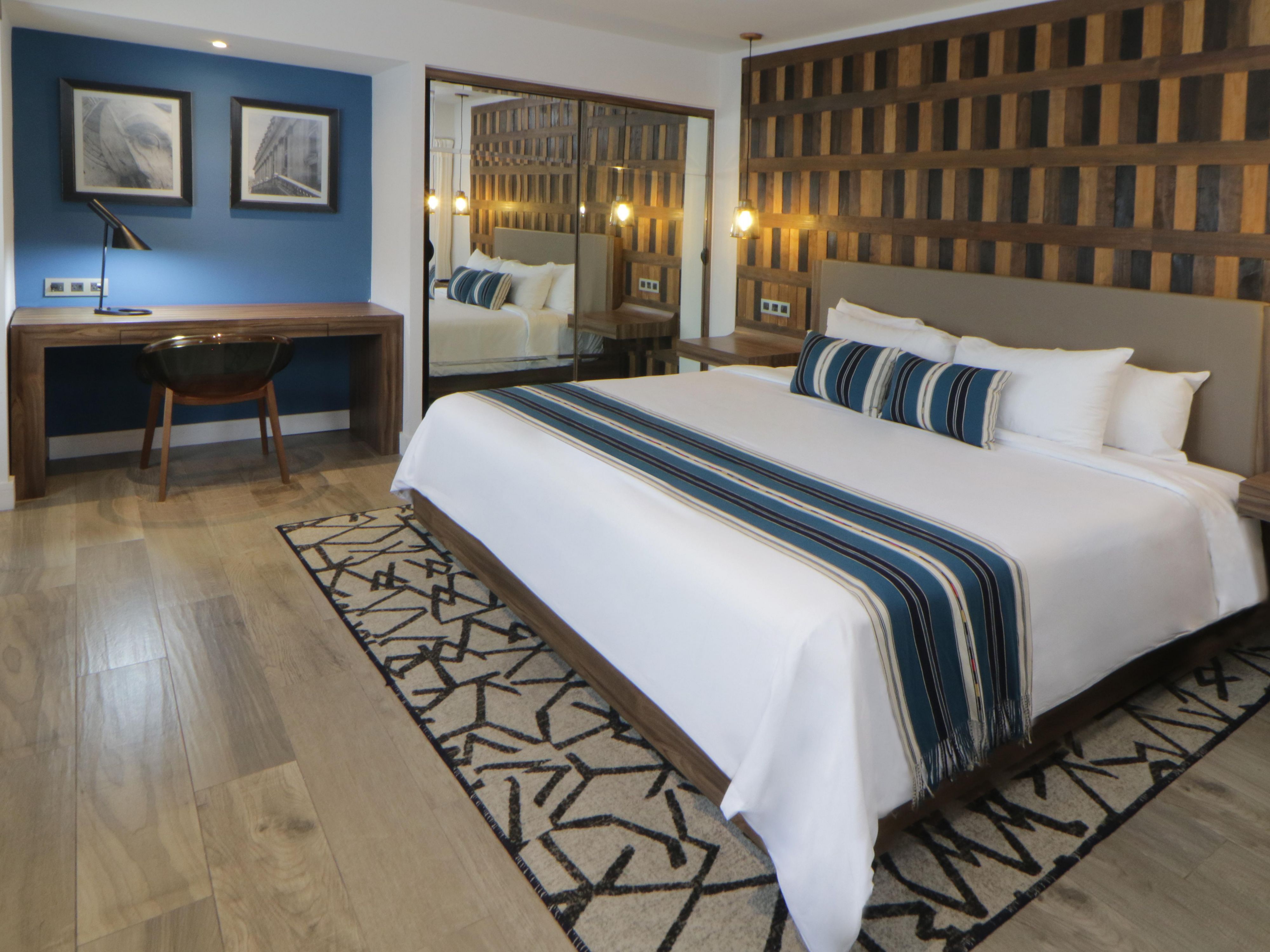 Book a corner room for even more elbow room!