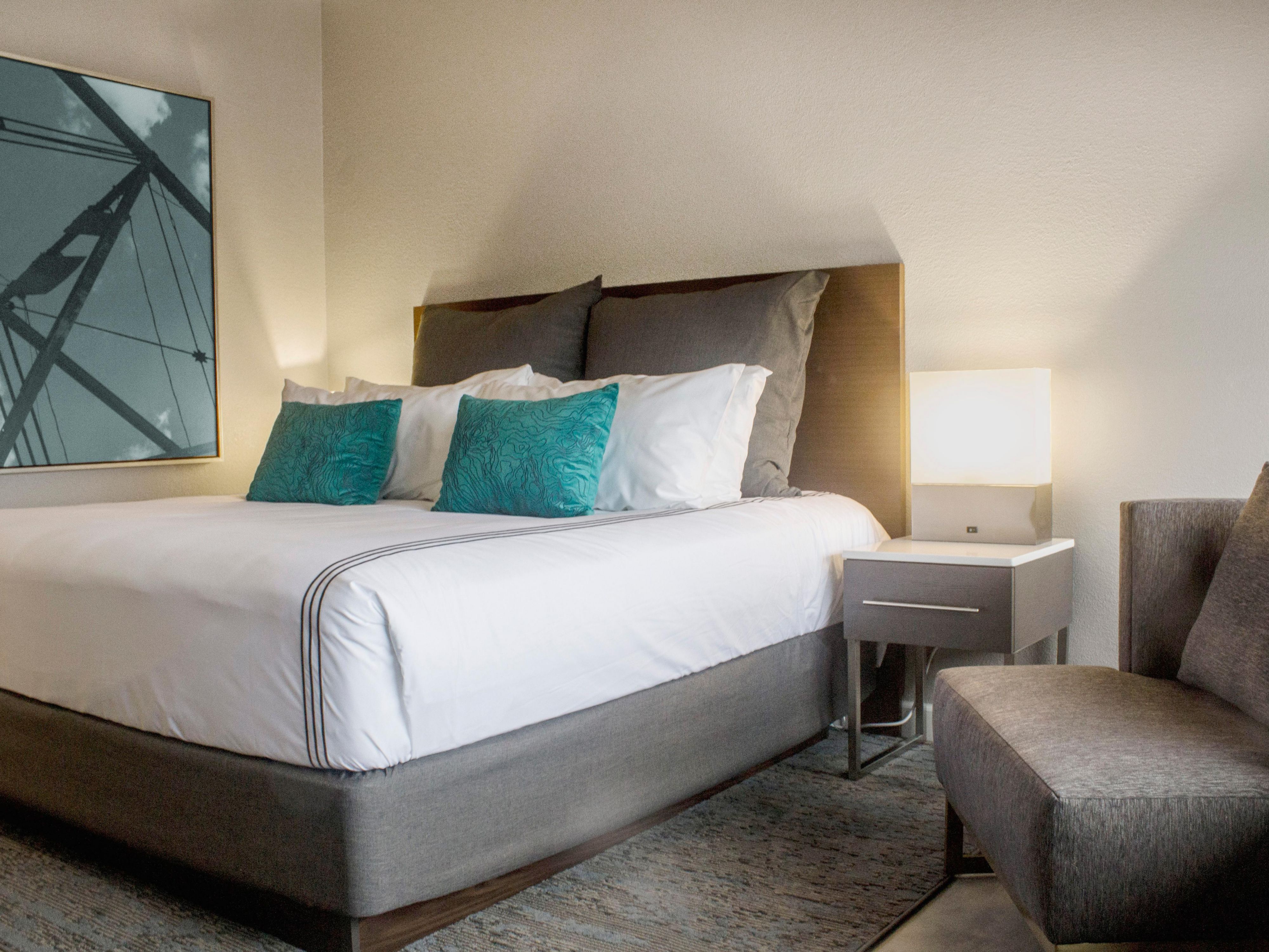 Our spacious rooms are ideal for business and leisure travelers.