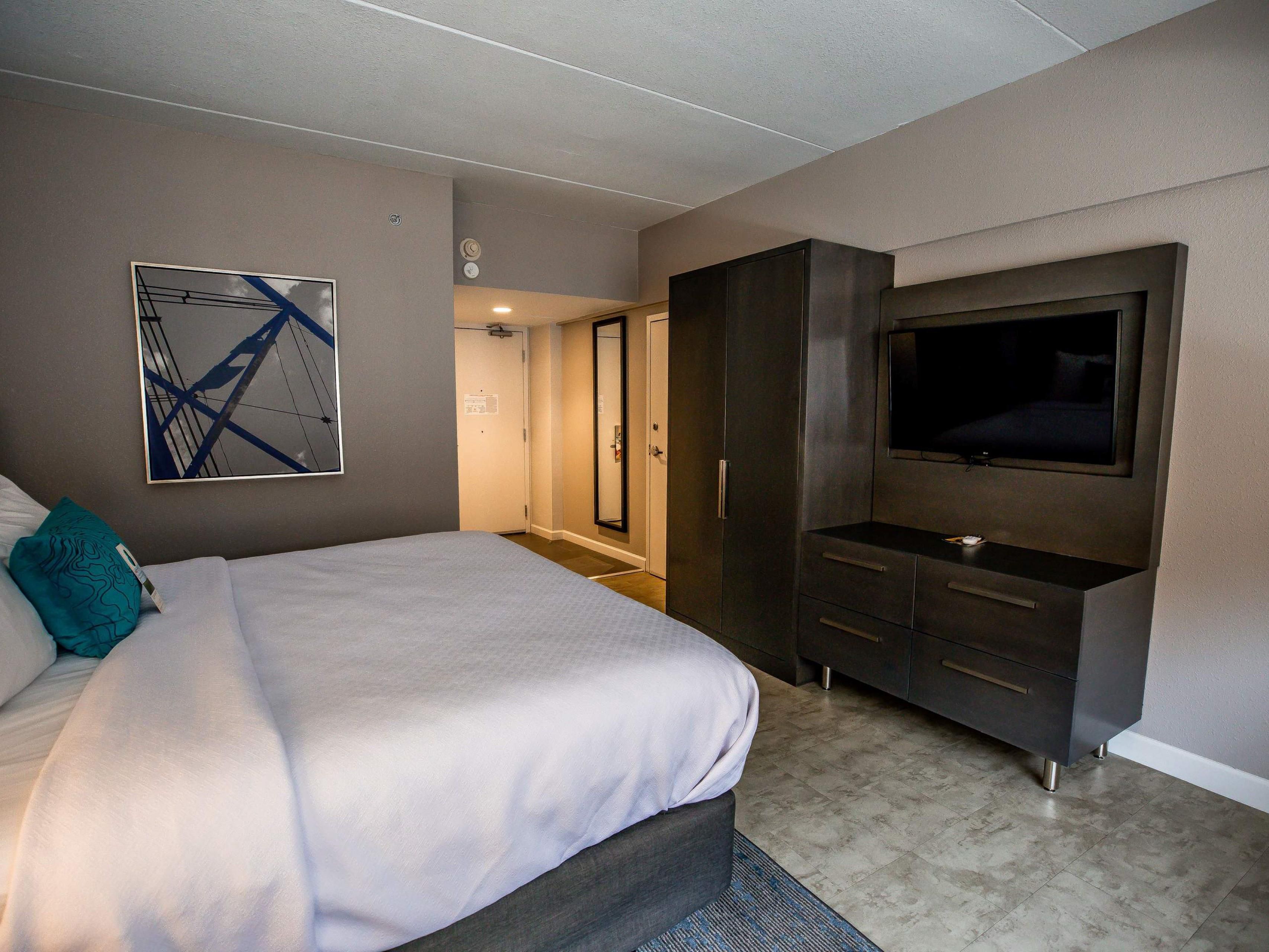Our guest rooms are thoughtfully designed for your comfort.