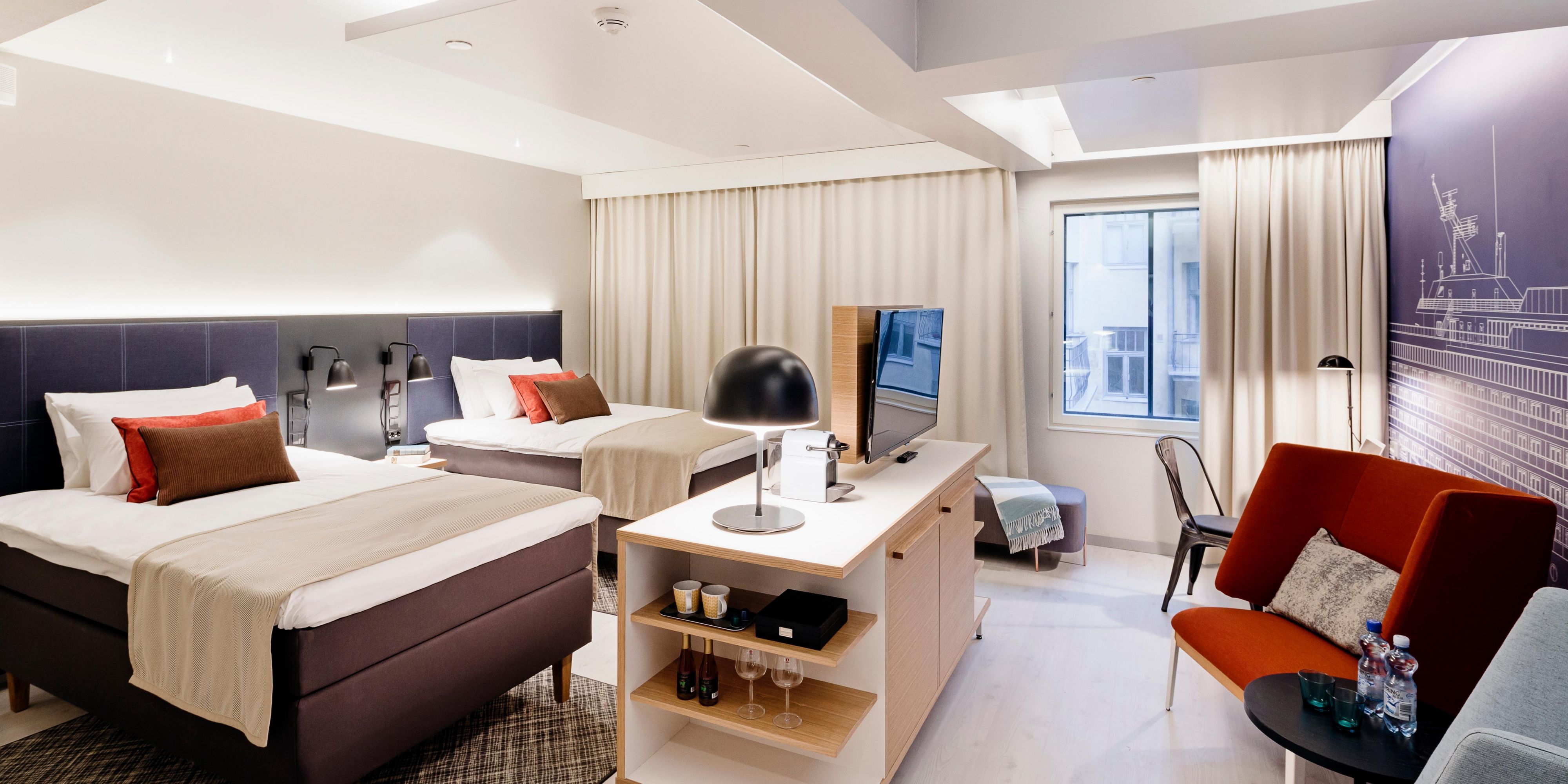 Our spacious Superior Rooms are always 22 m2 and more