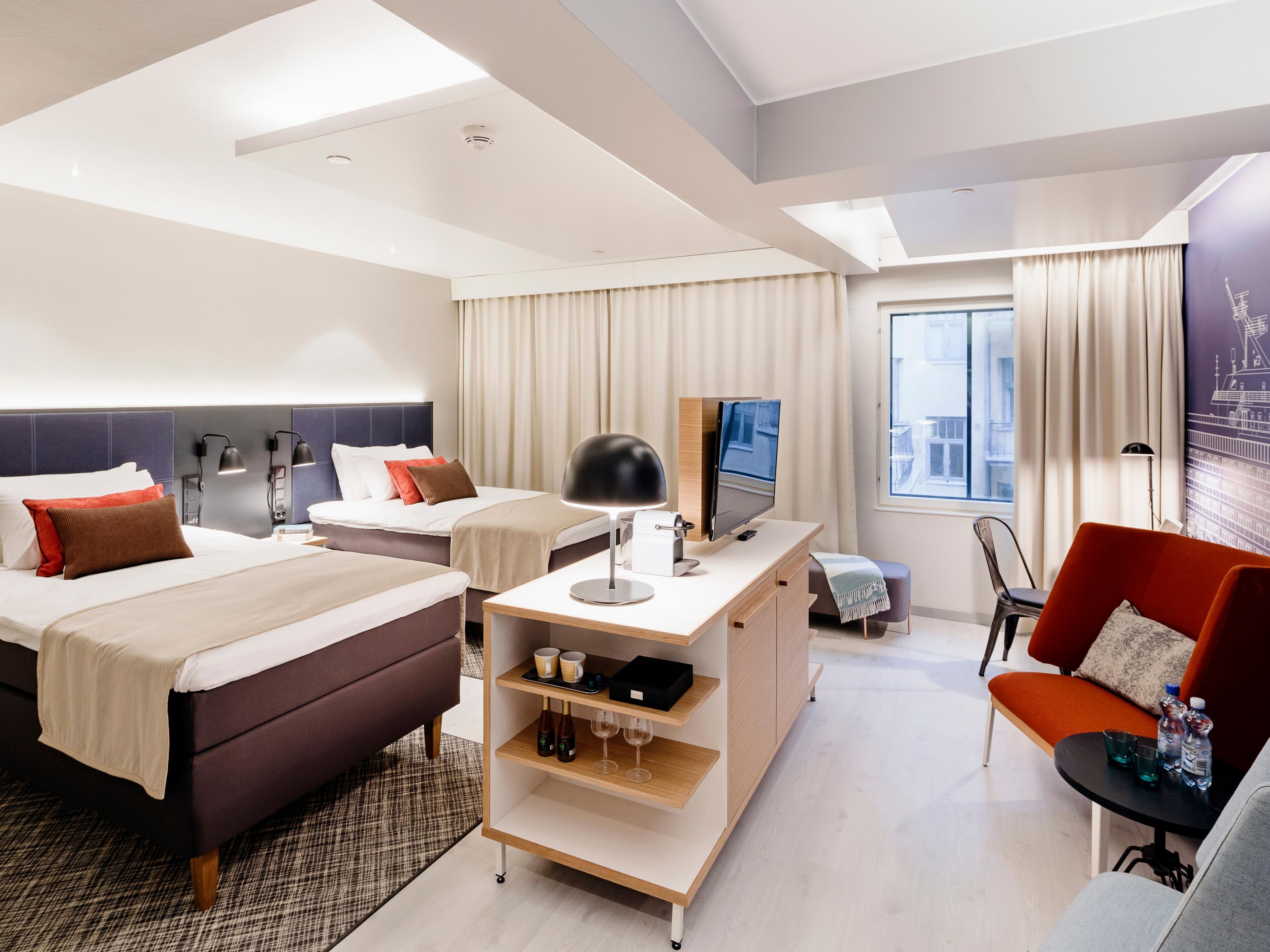 Our spacious Superior Rooms are always 22 m2 and more