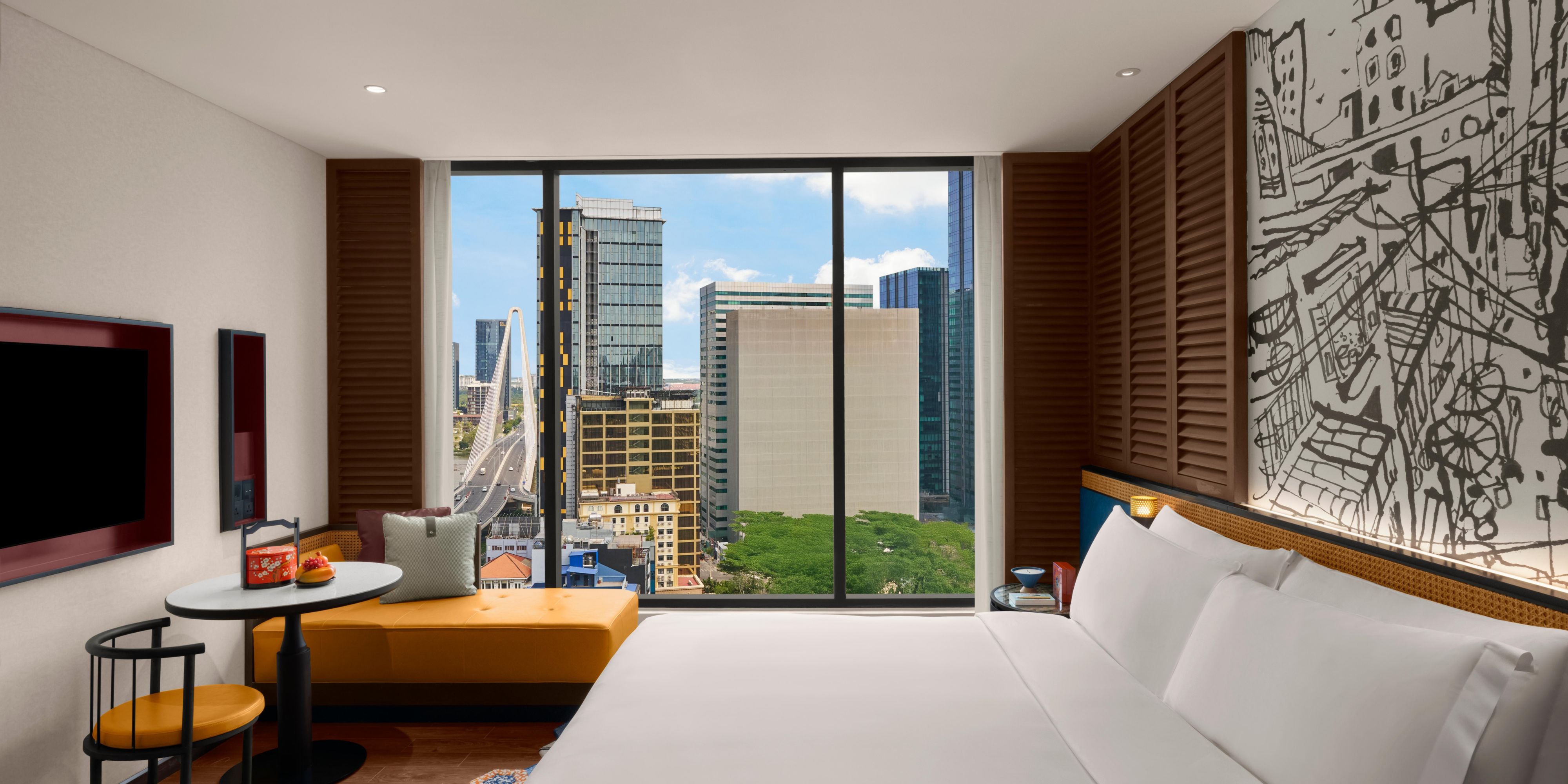 Wake up to Ba Son Bridge views in total comfort and style