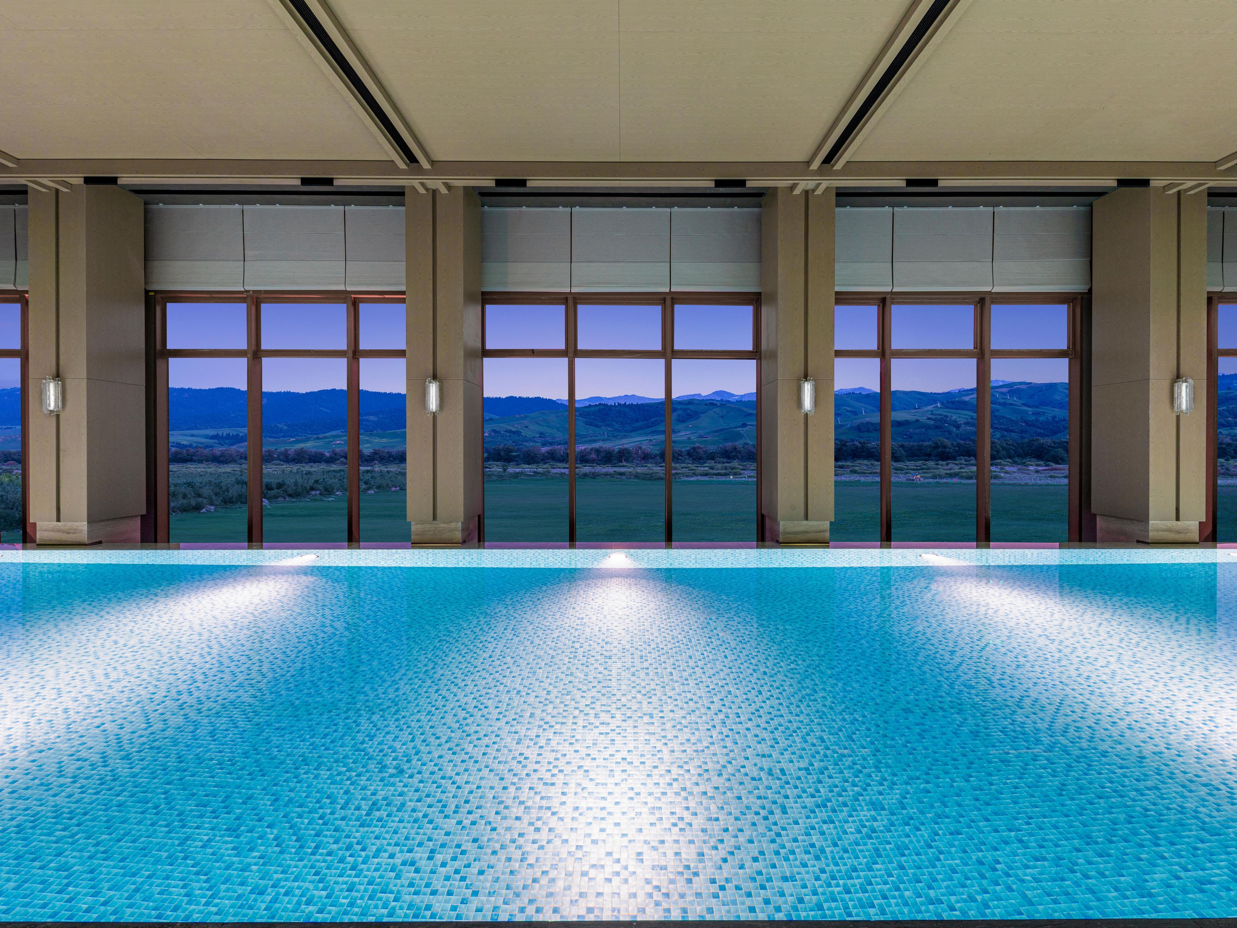 Indoor heated swimming pool