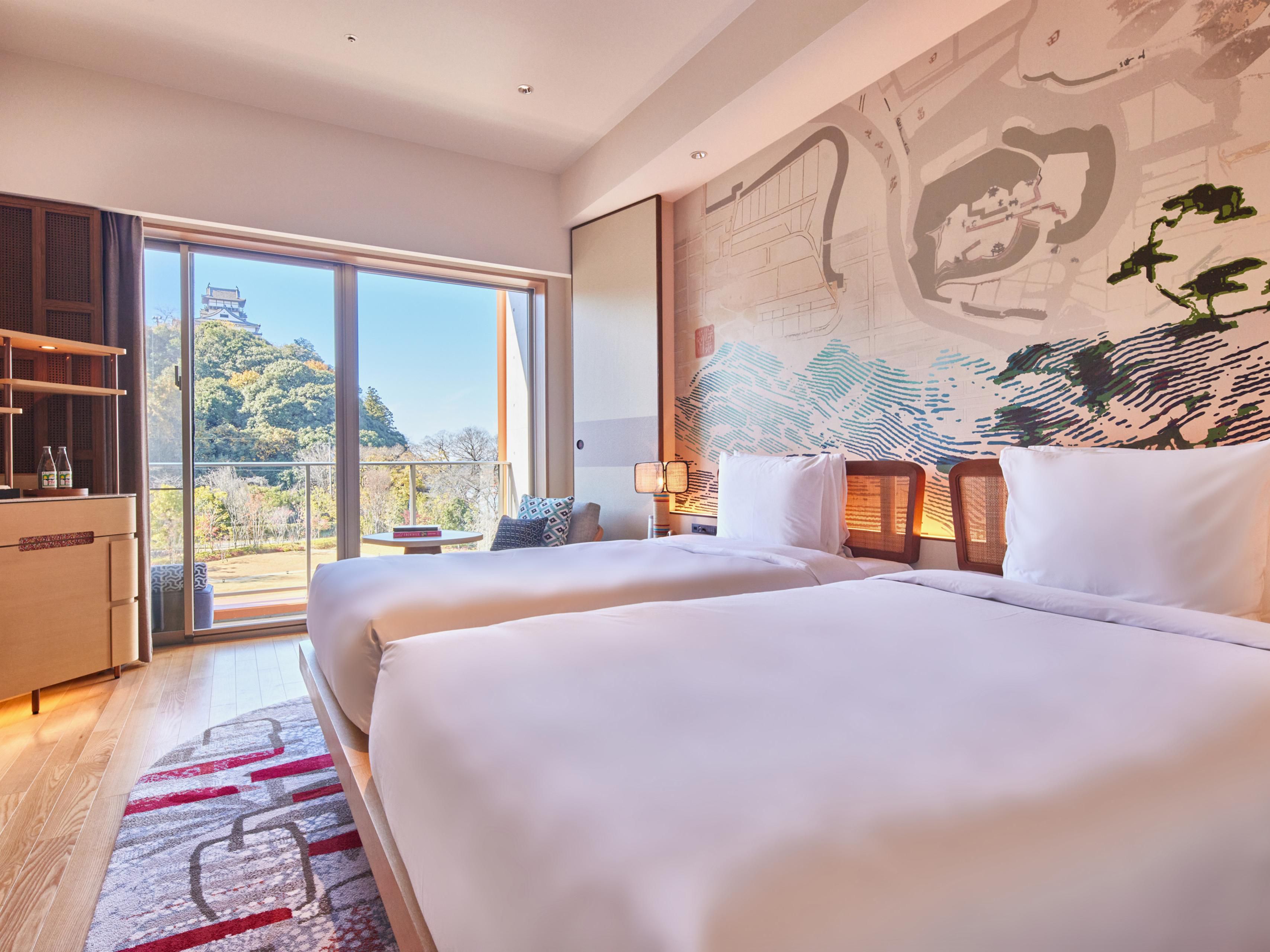 2 Twin Bed Premium Castle View