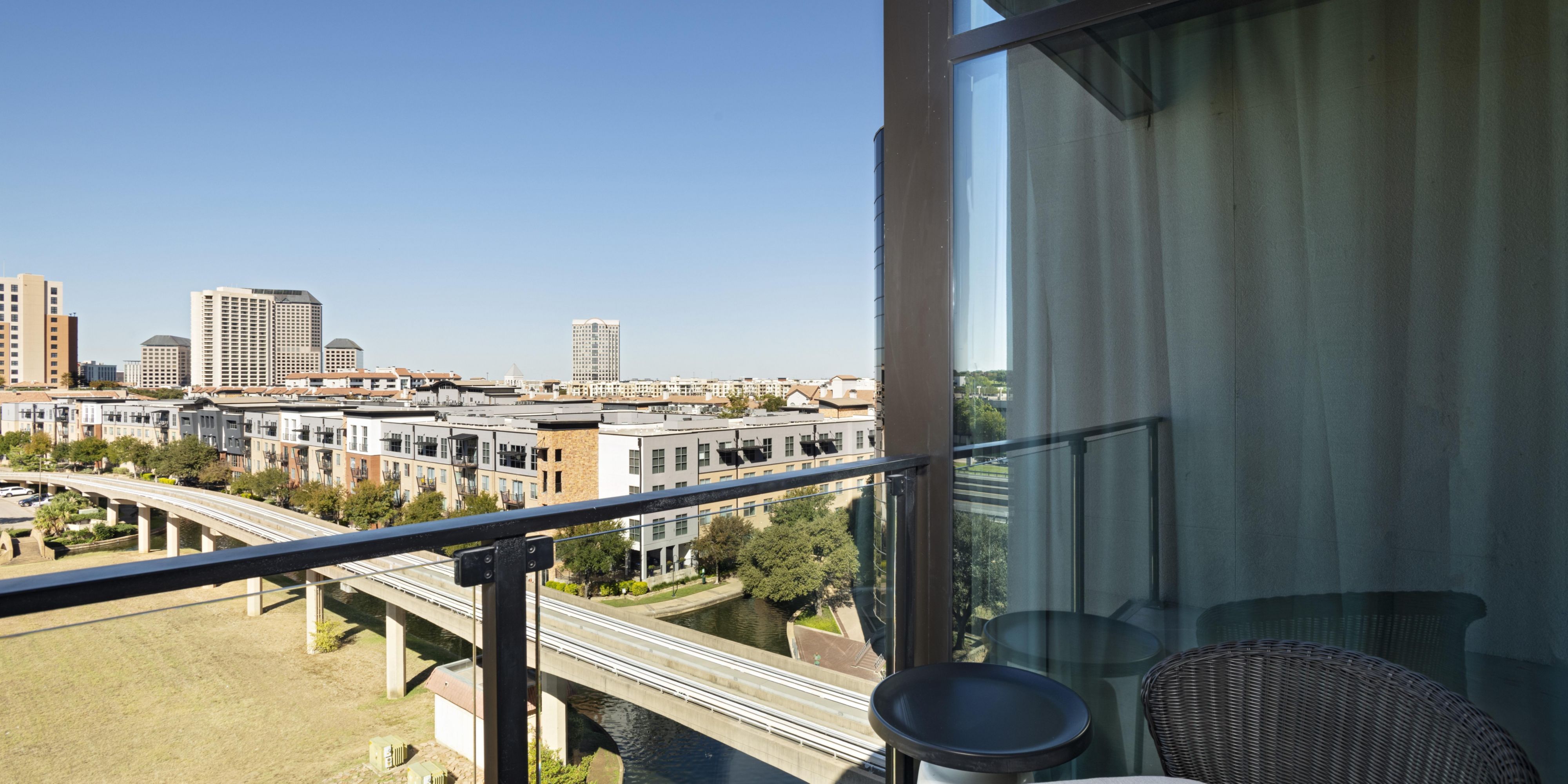 The Executive Suite features a private balcony with canal view 