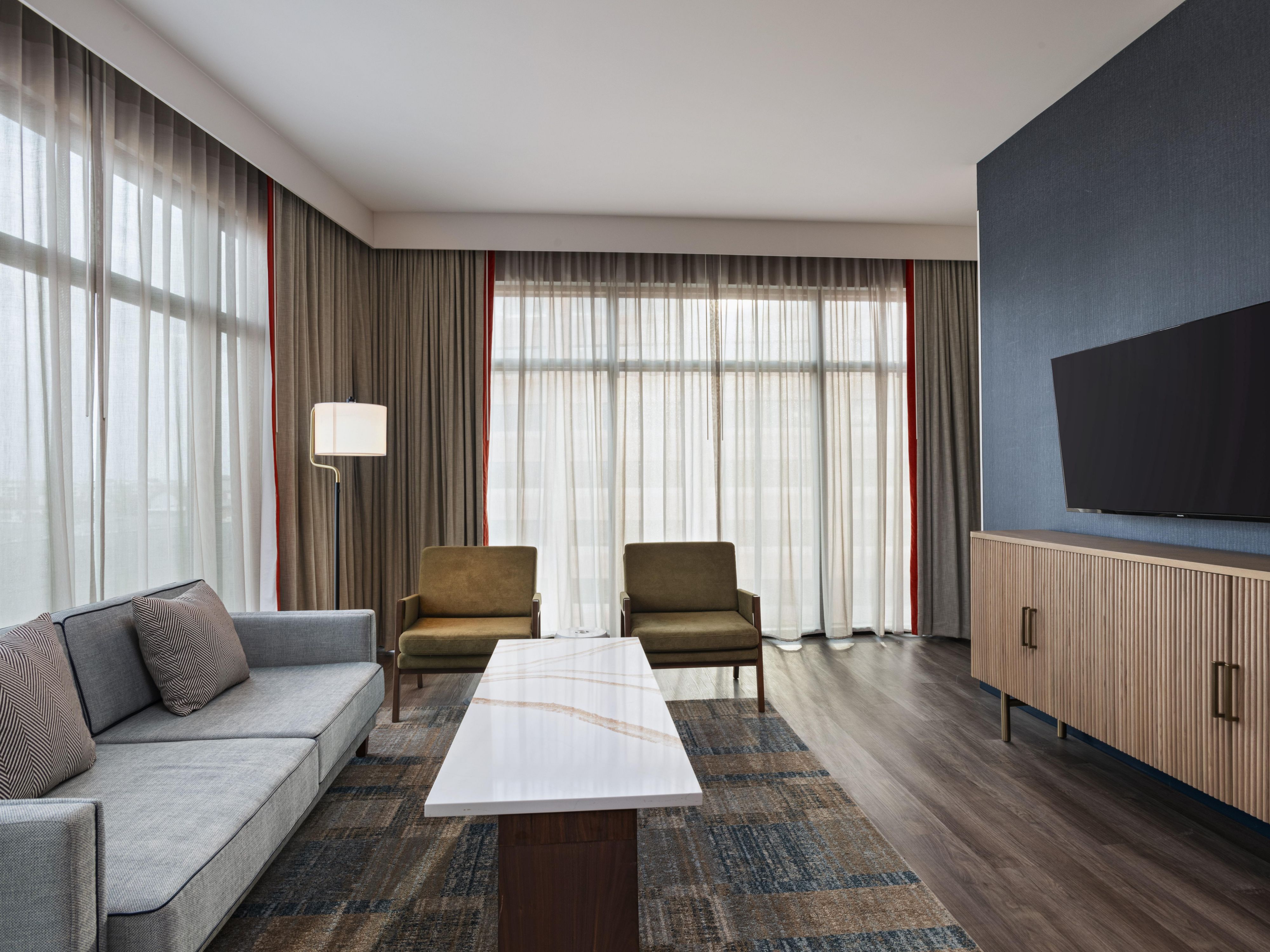 Executive Suite features a spacious and elegantly seating area
