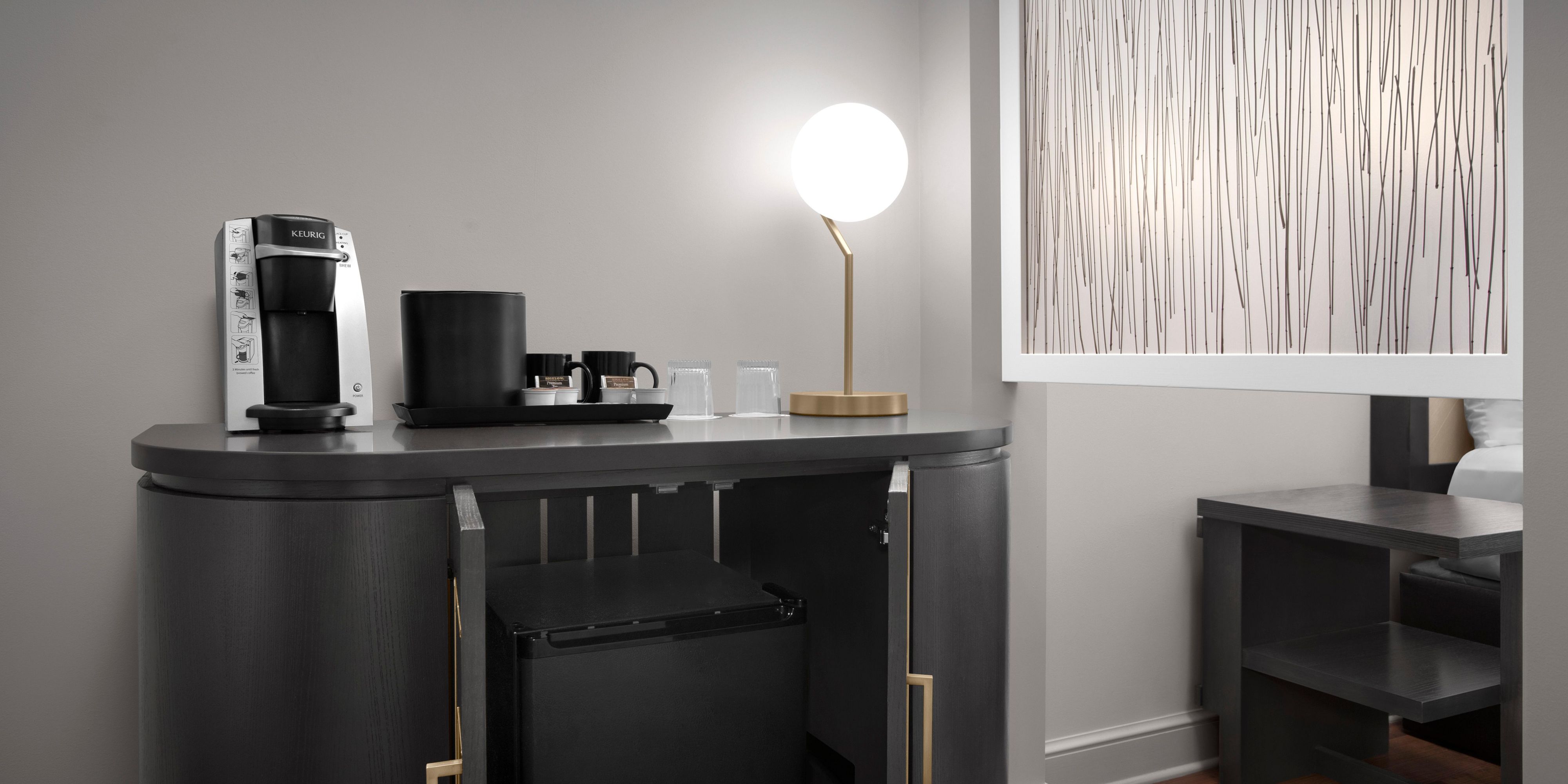 Enjoy convenient amenities in our comfortable guest rooms.