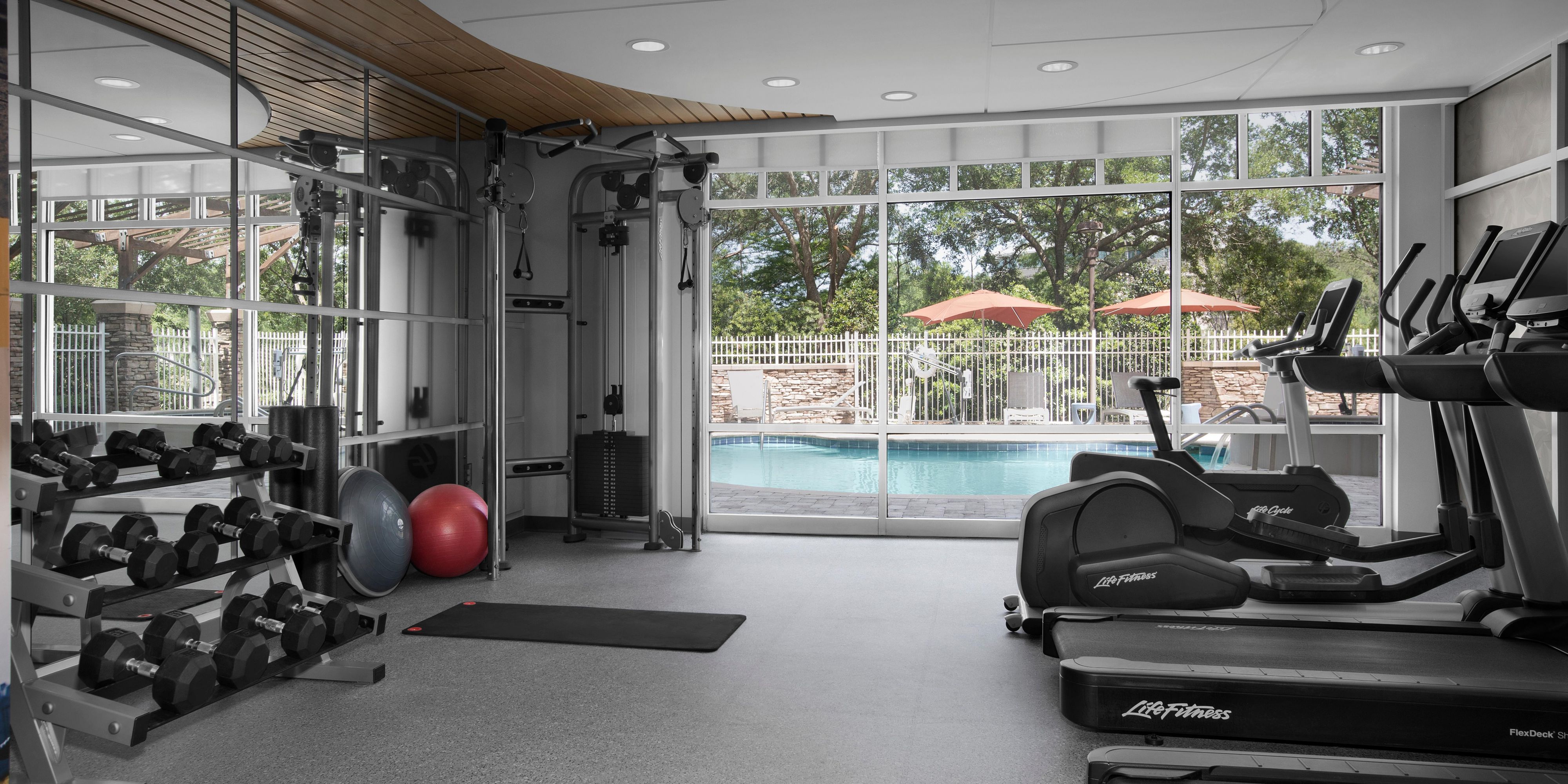 Have a great workout in our fitness center.