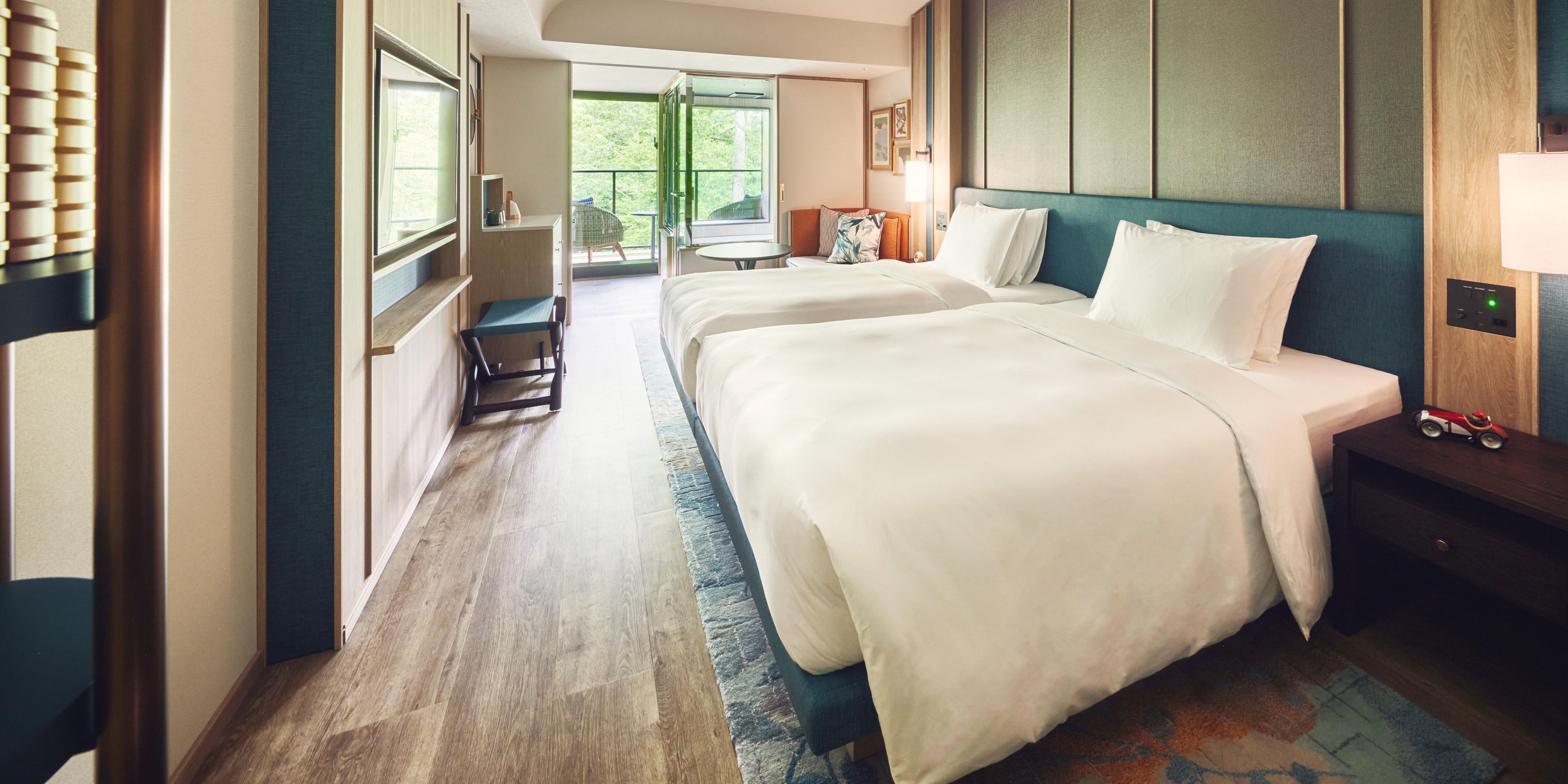 Standard Twin Riverview with viewbath