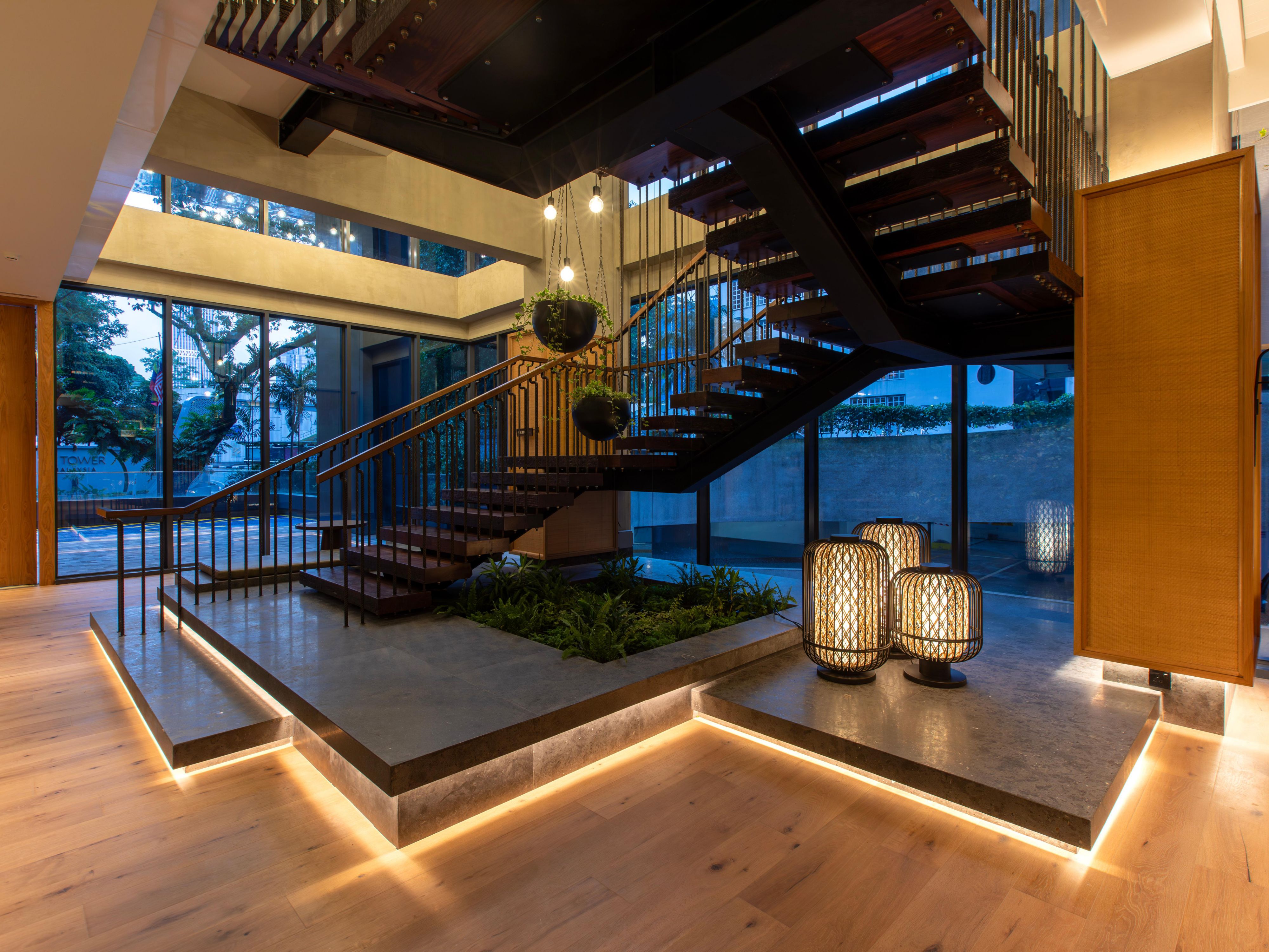 A stunning lobby, where elegance greets you