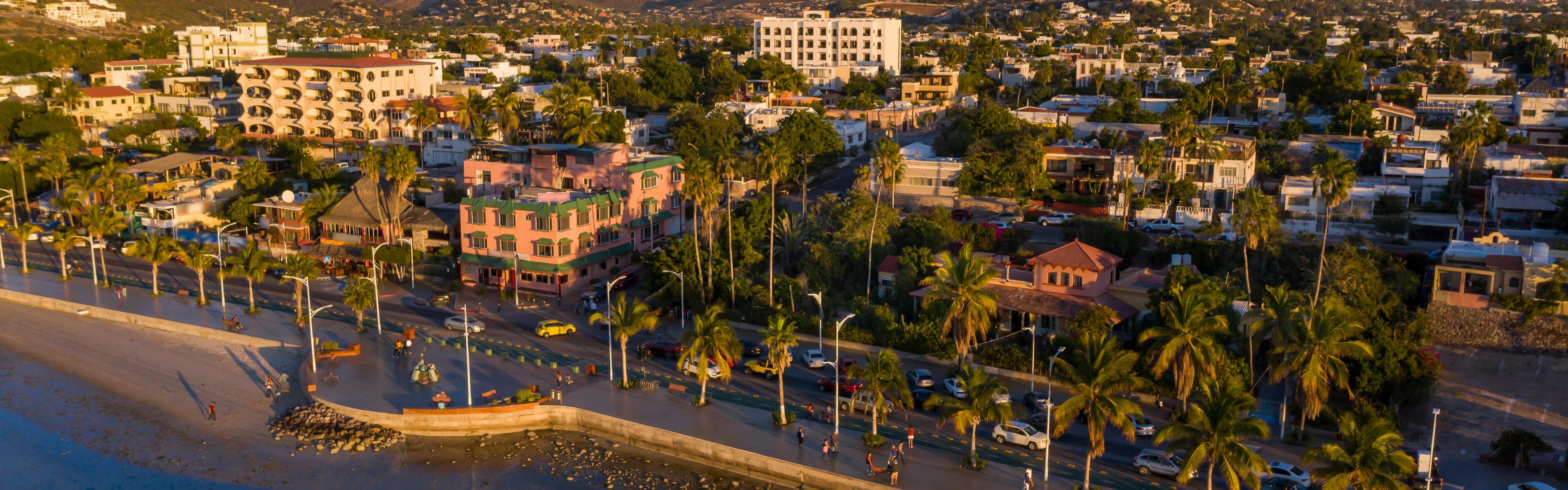city by the beach
