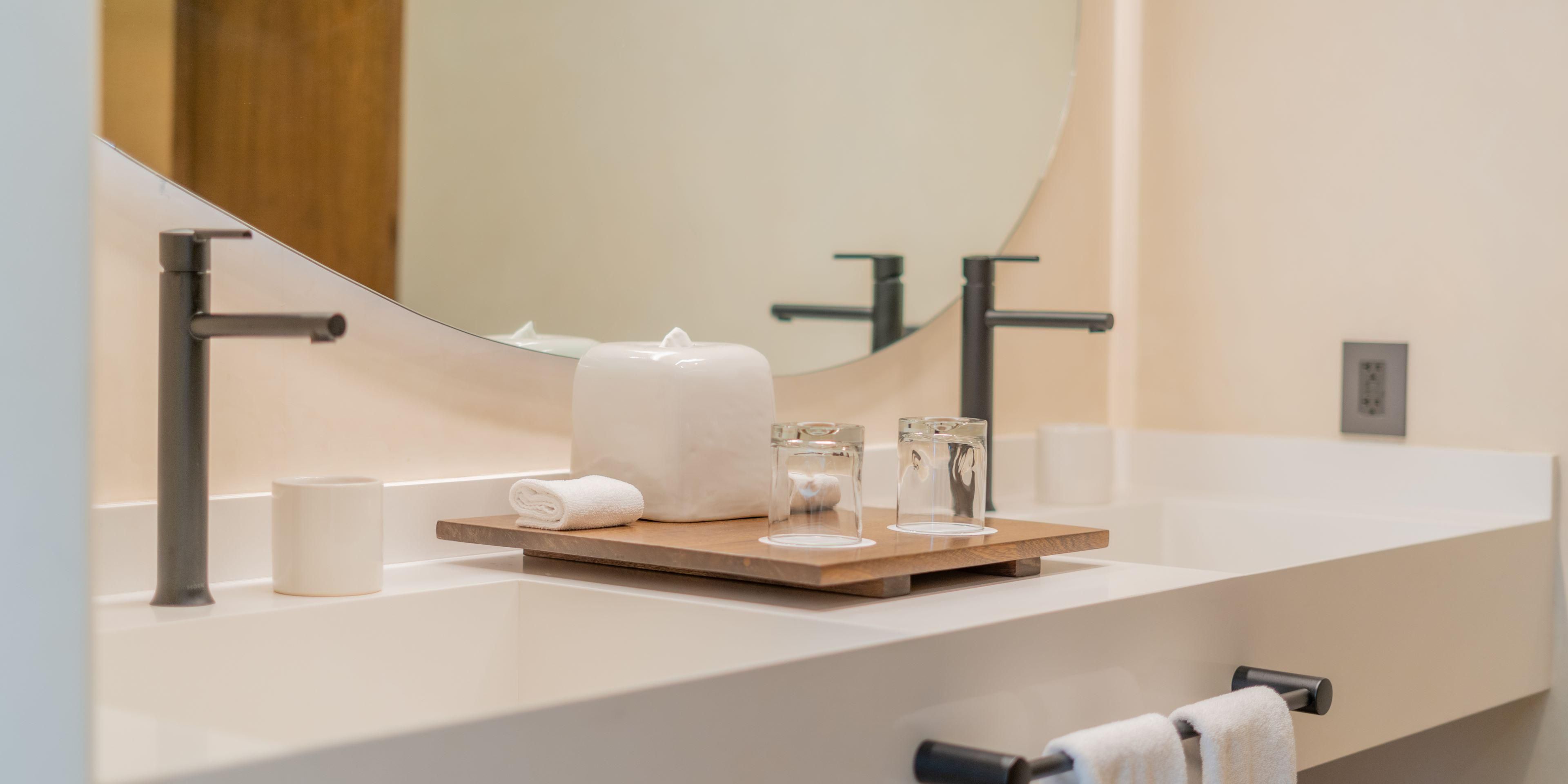 Guest Bathroom from sea view suite