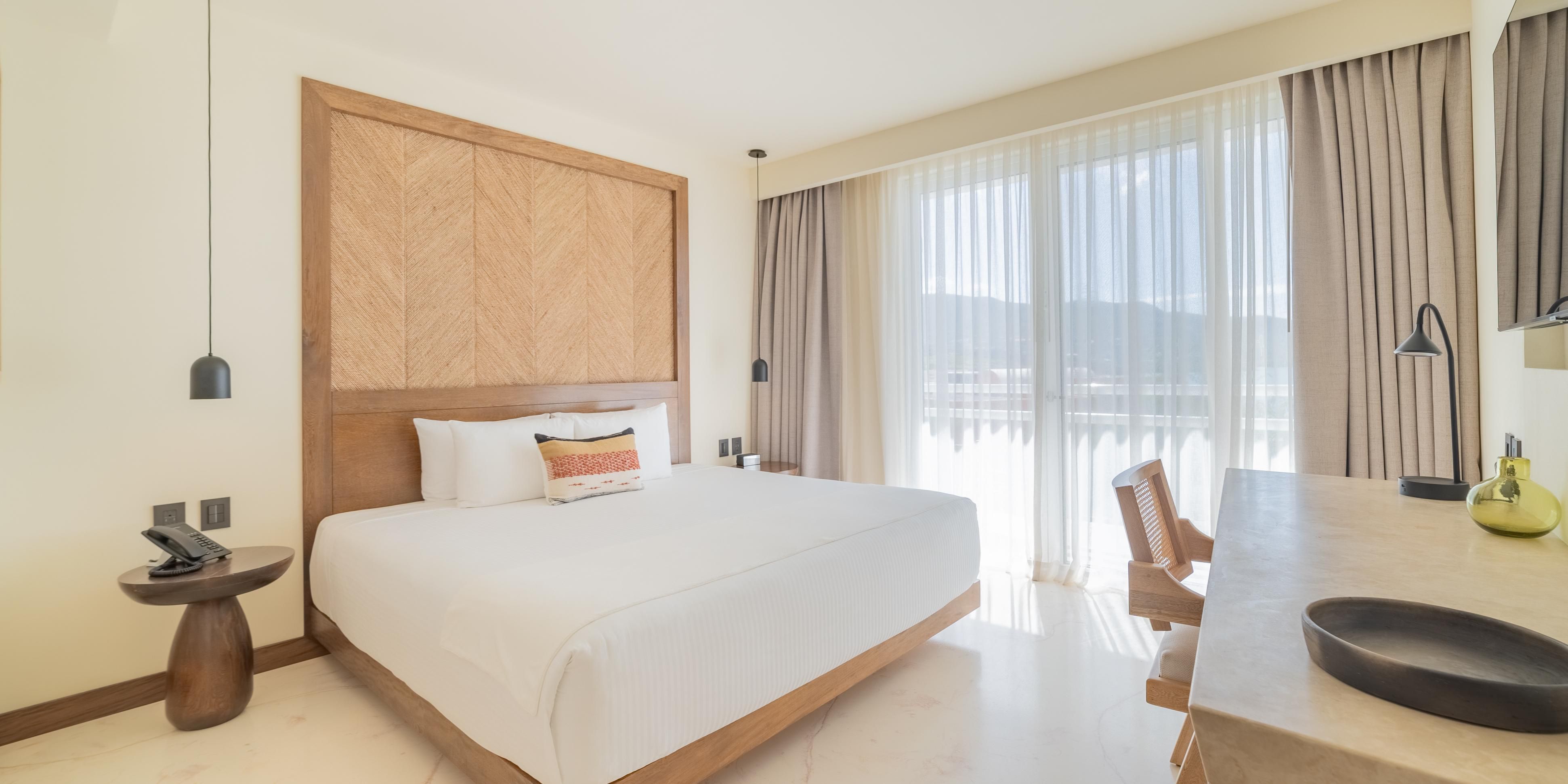 Bright, clean rooms provide a haven for rest and relaxation.