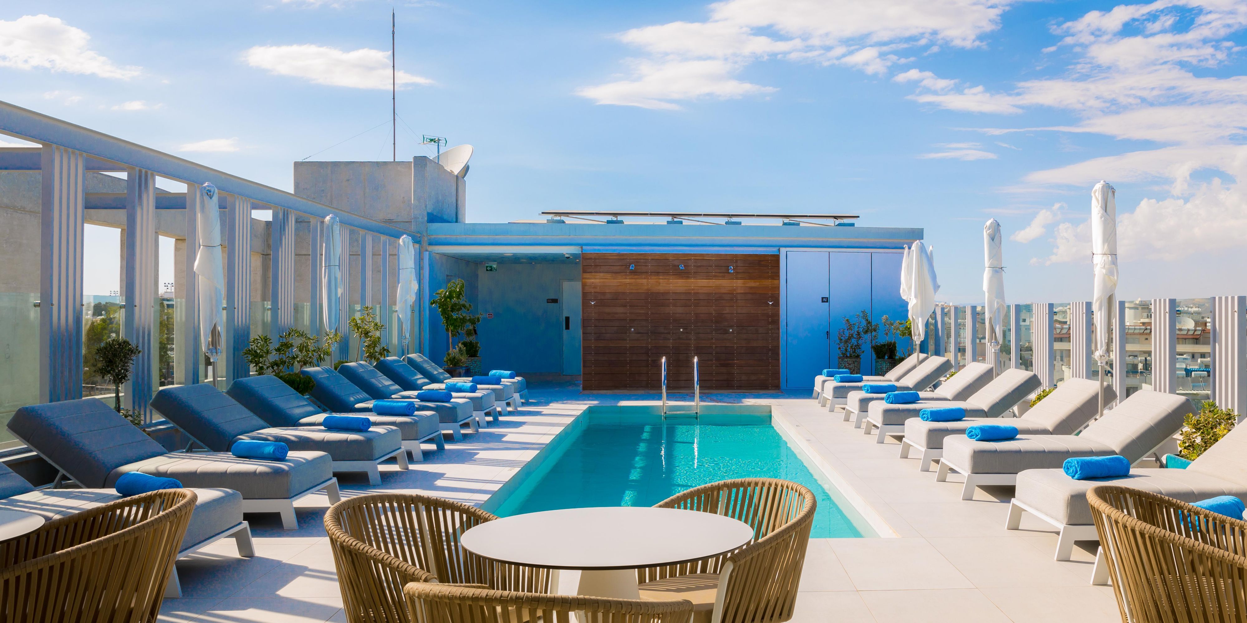 Rooftop Swimming Pool overlooking Larnaca