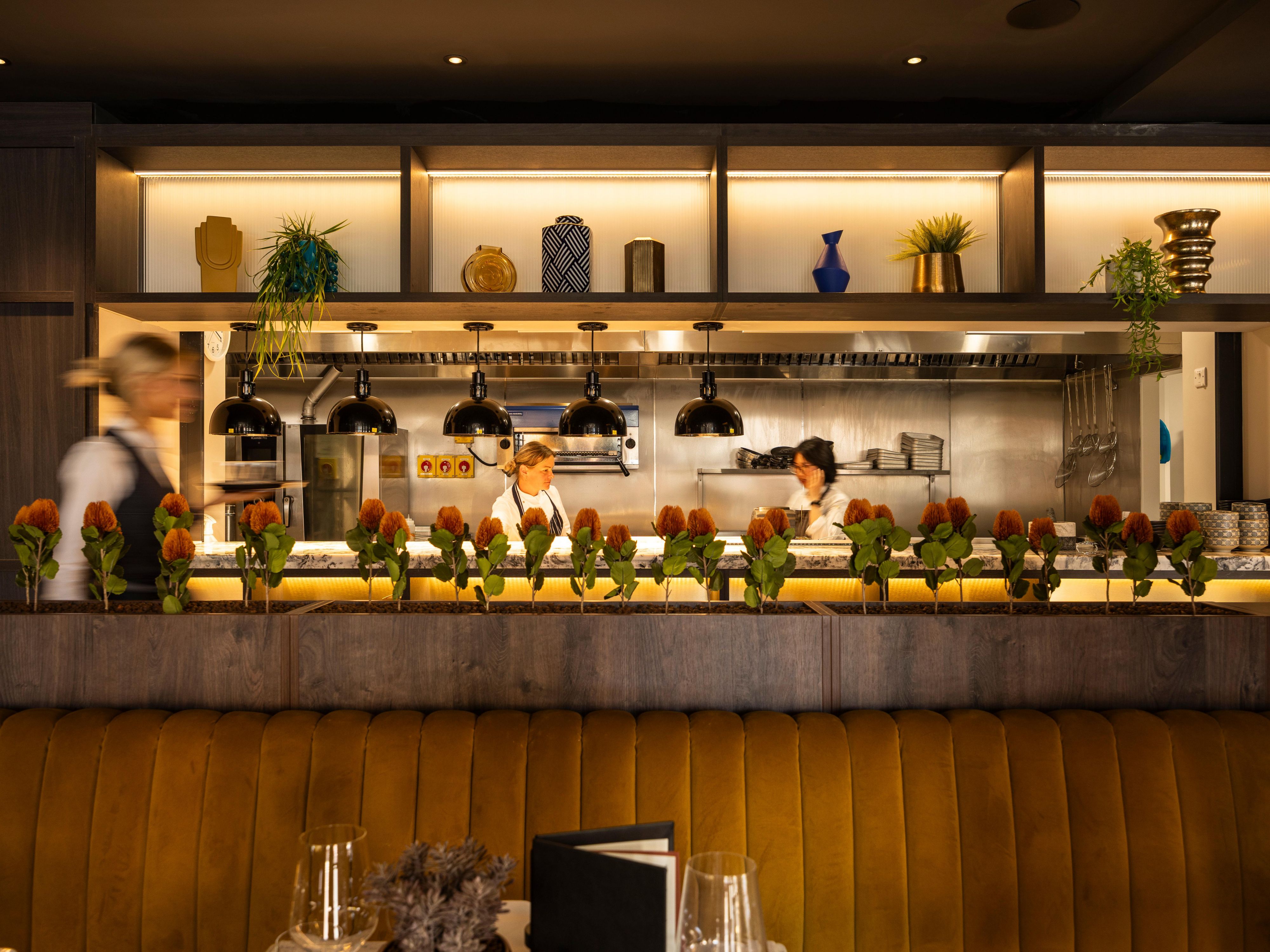 The best view of our chefs as they prepare your food
