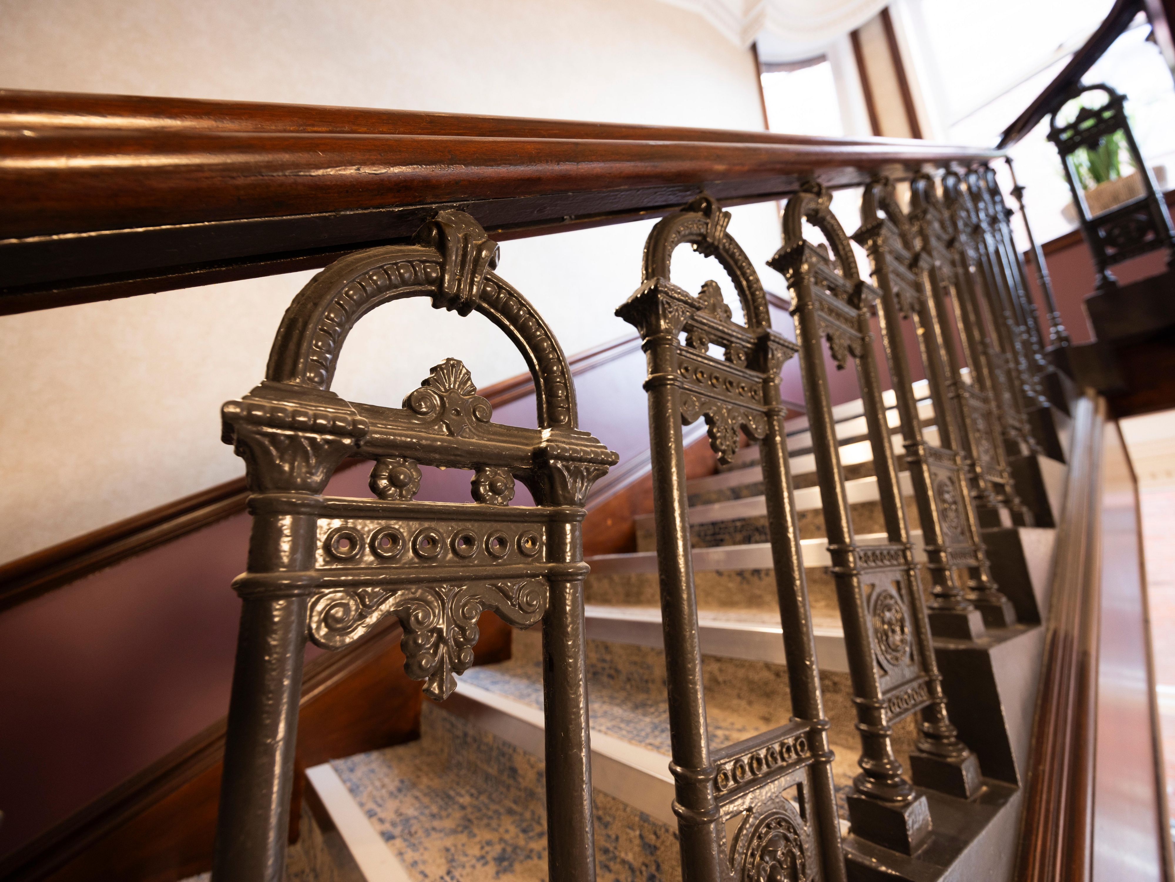 Restored to it's former glory, our gorgeous staircase