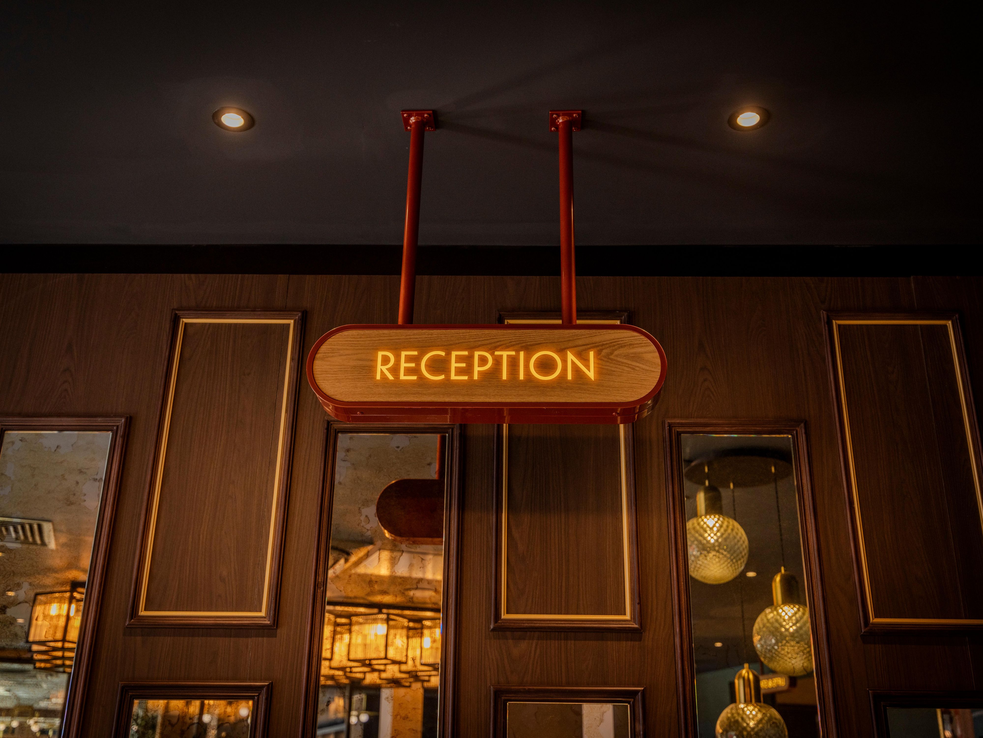 For all your queries, come and say hello to our reception team