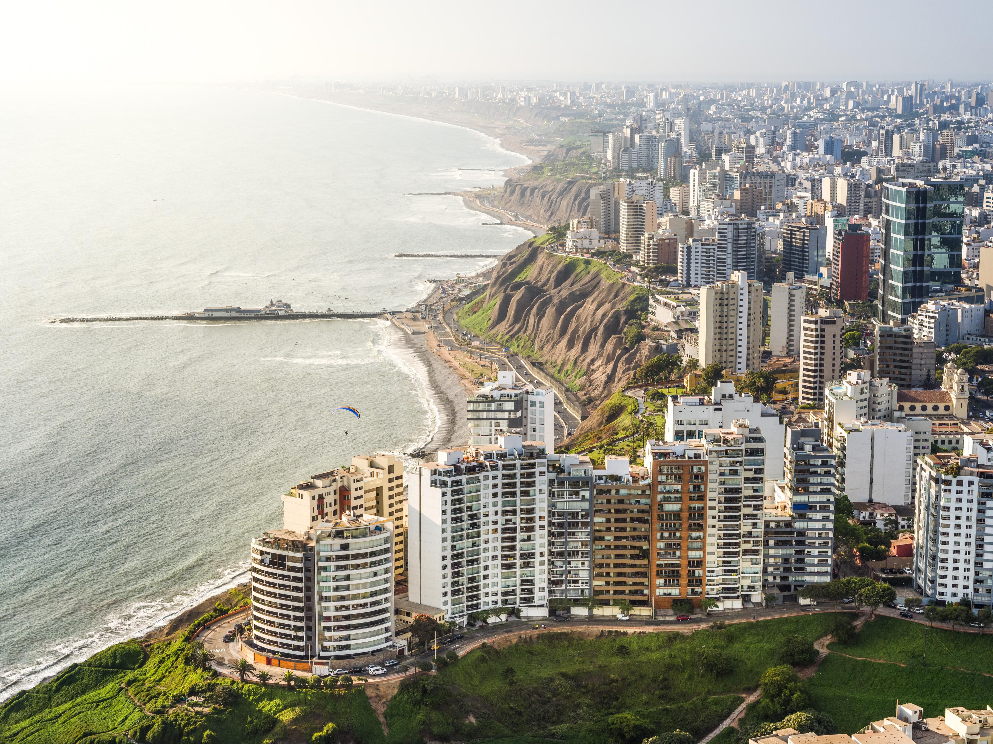 Discover where Lima's cliffs embrace the ocean below.