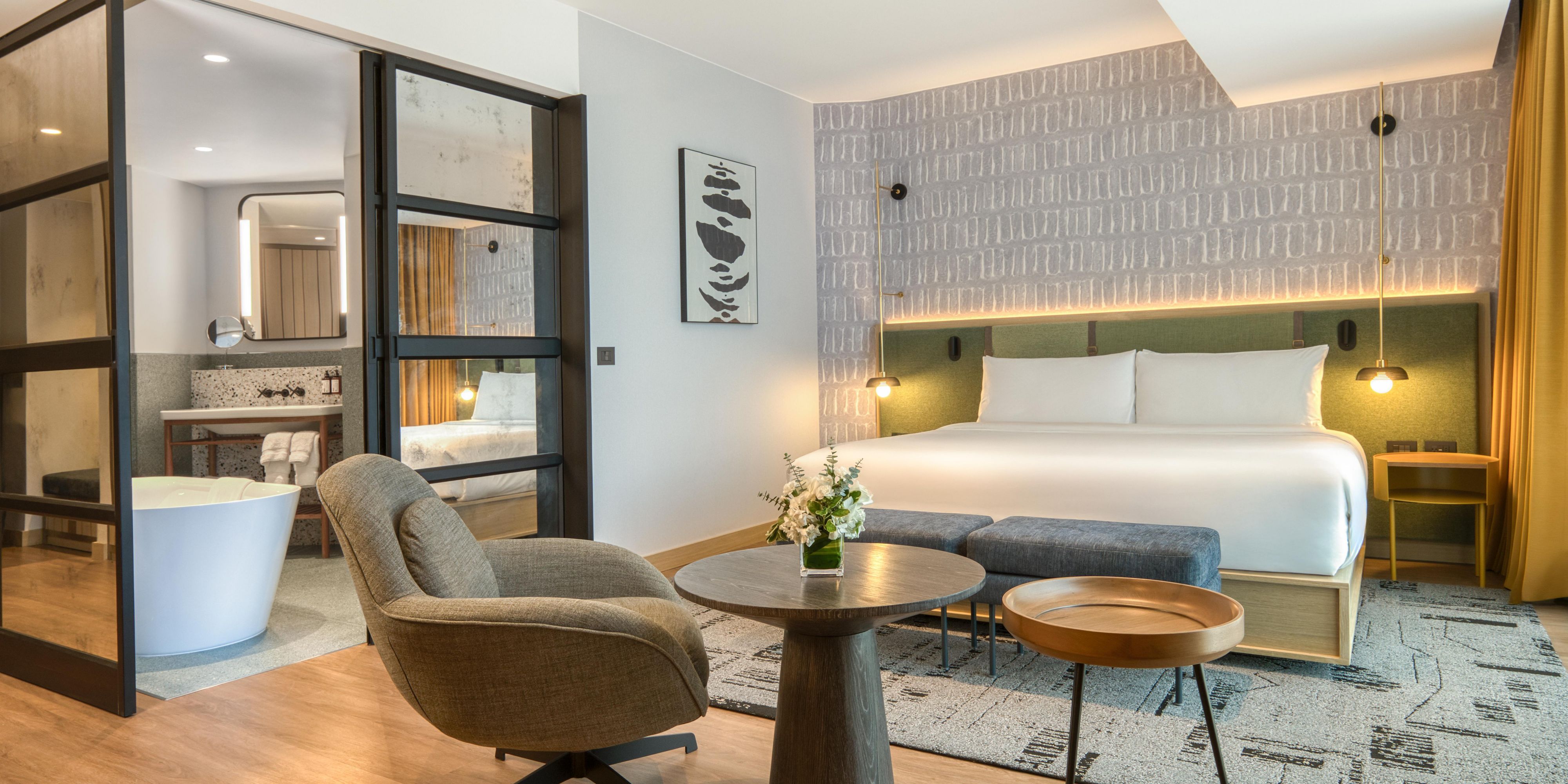 Spacious suites designed for comfort, style, and relaxation.
