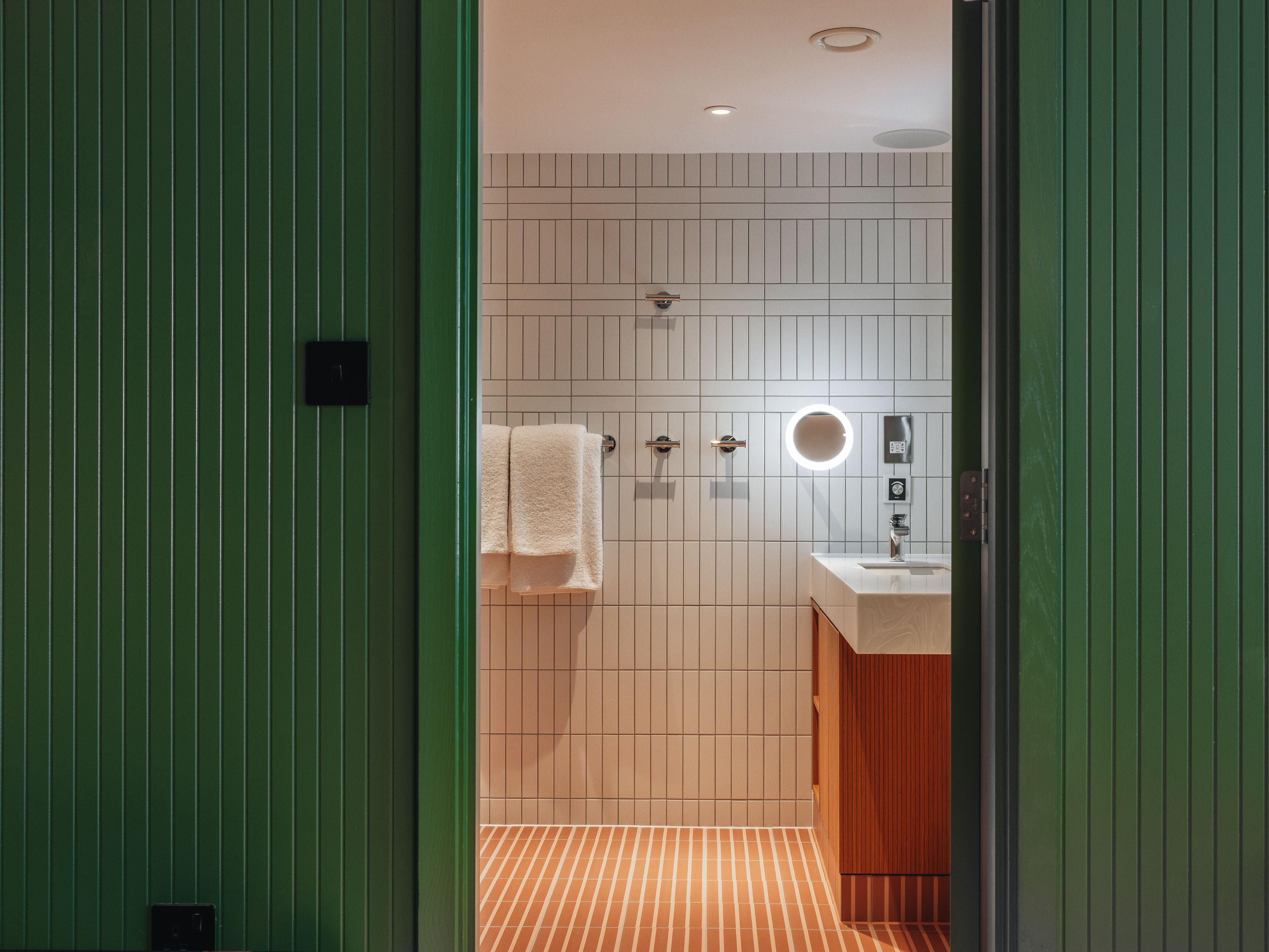 King suite bathroom exterior