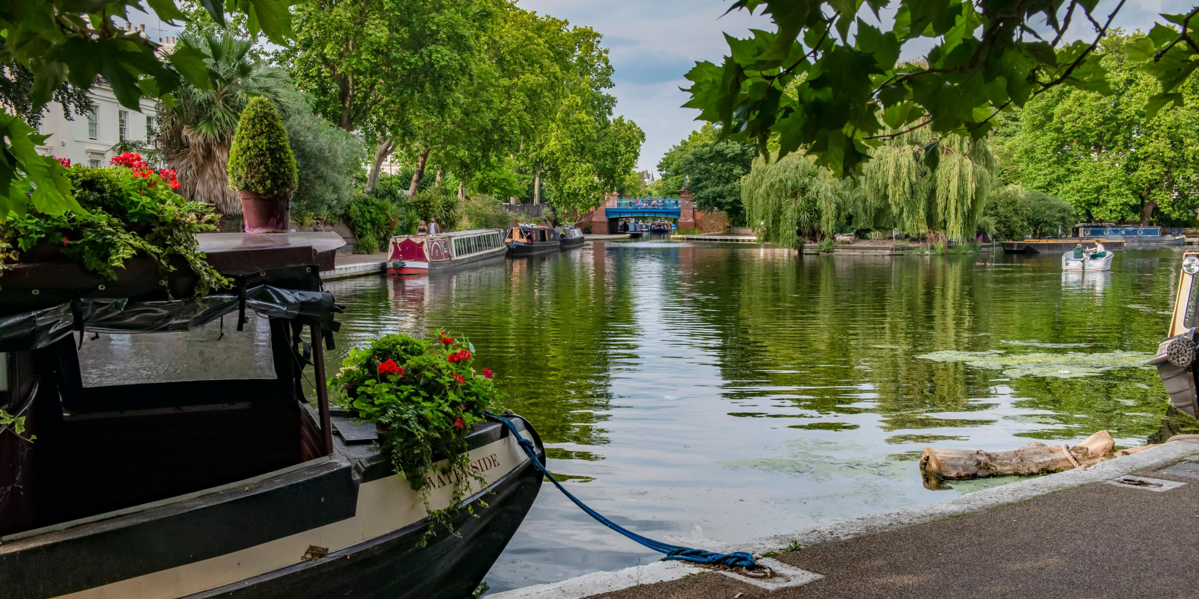Little Venice is five minutes away