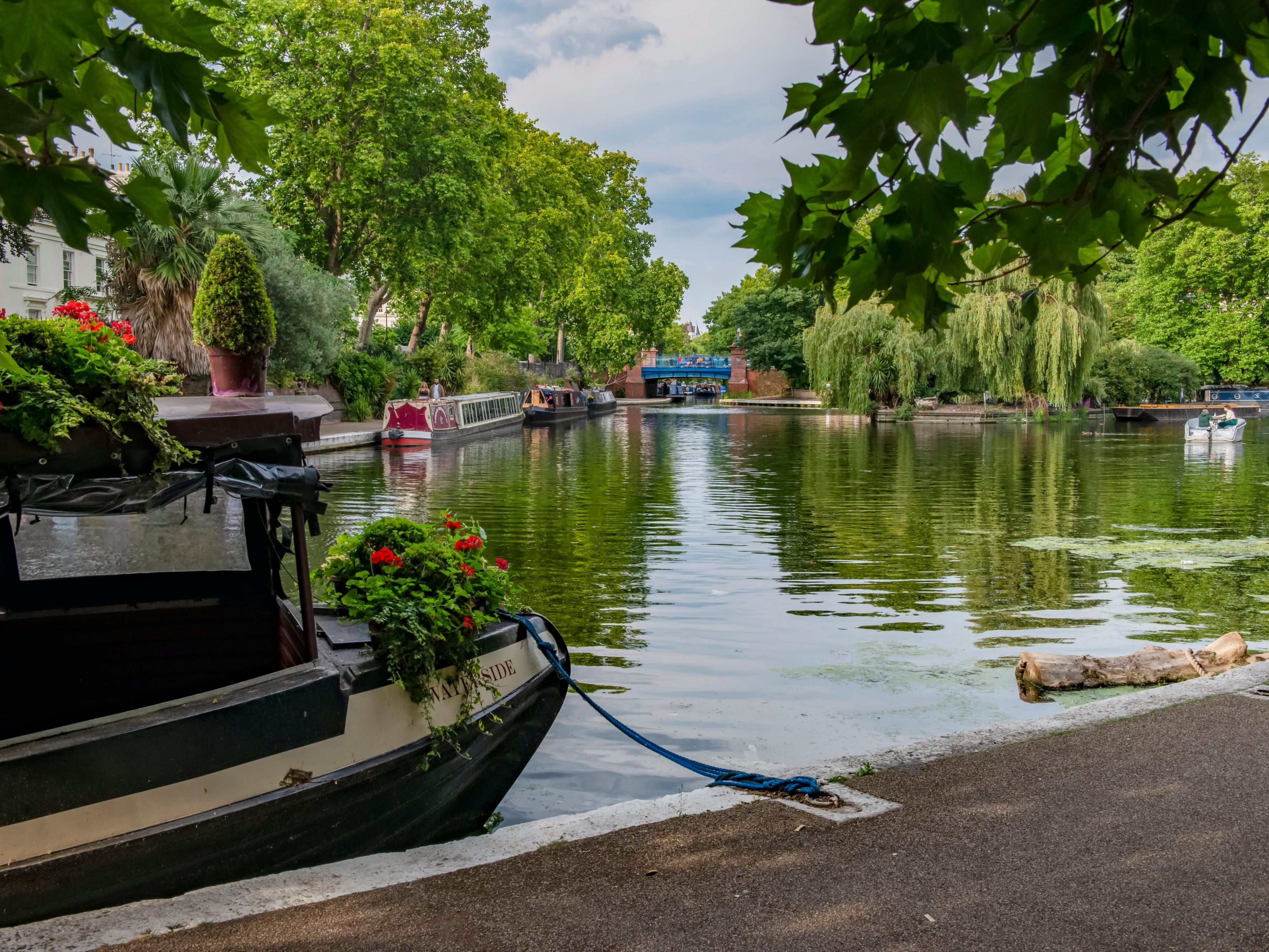 Little Venice is five minutes away