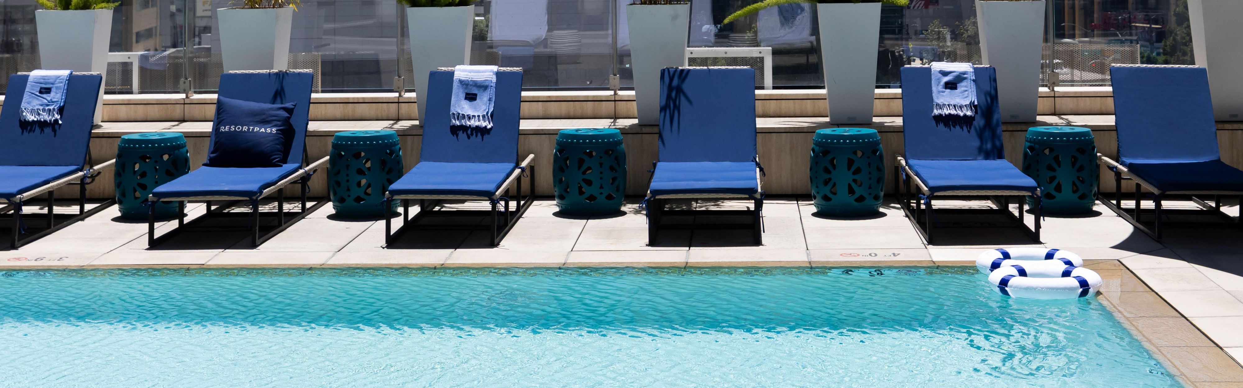 Enjoy our pool.