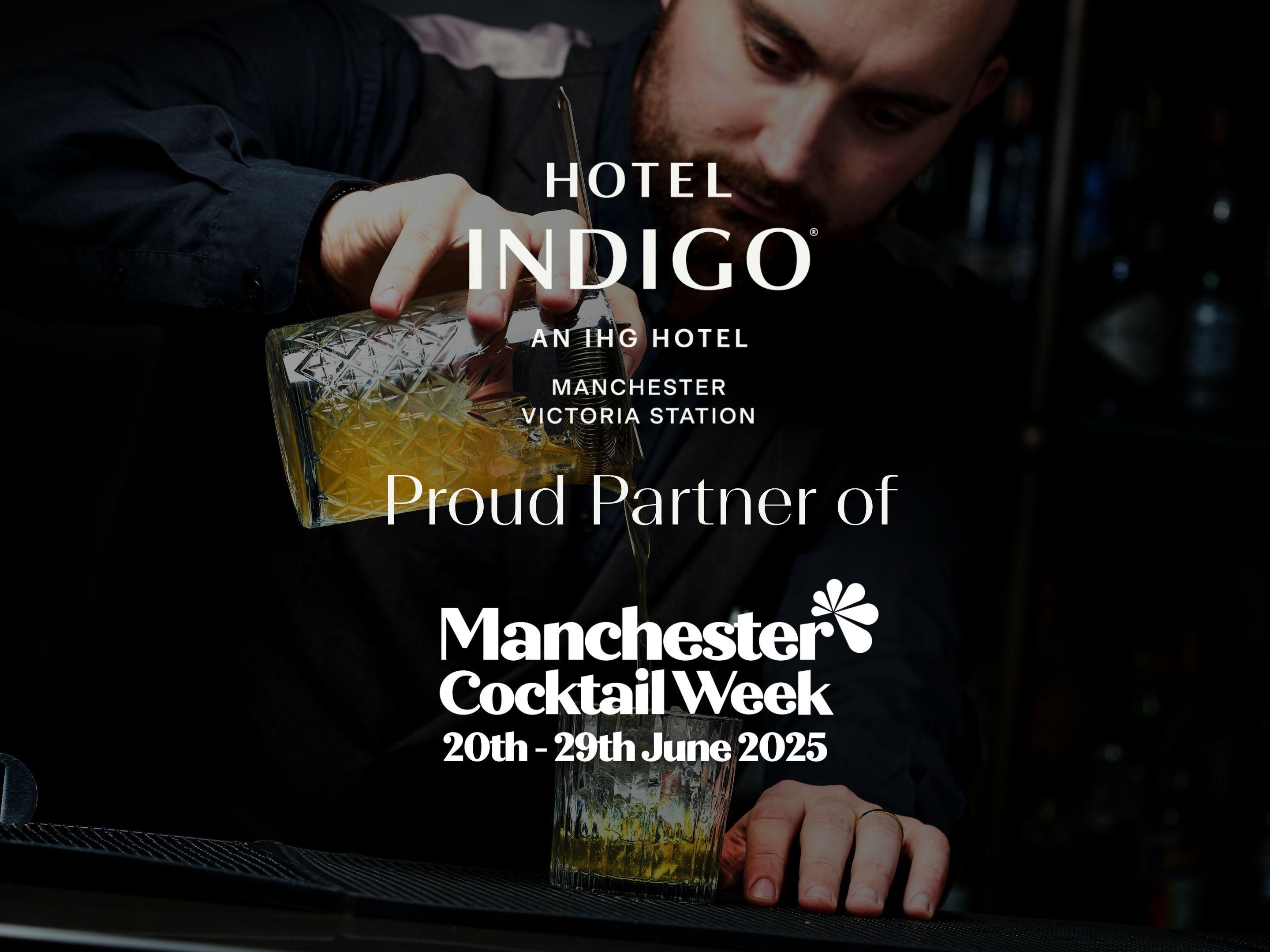 Hotel Indigo Manchester - Victoria Station is proud to announce its partnership with Manchester Cocktail Week 2025 as the hotel partner for this year’s celebrations. Perfectly positioned in the heart of Manchester’s vibrant city centre, and moments from the main event venues, Hotel Indigo offers the ideal boutique base for the festivities.
